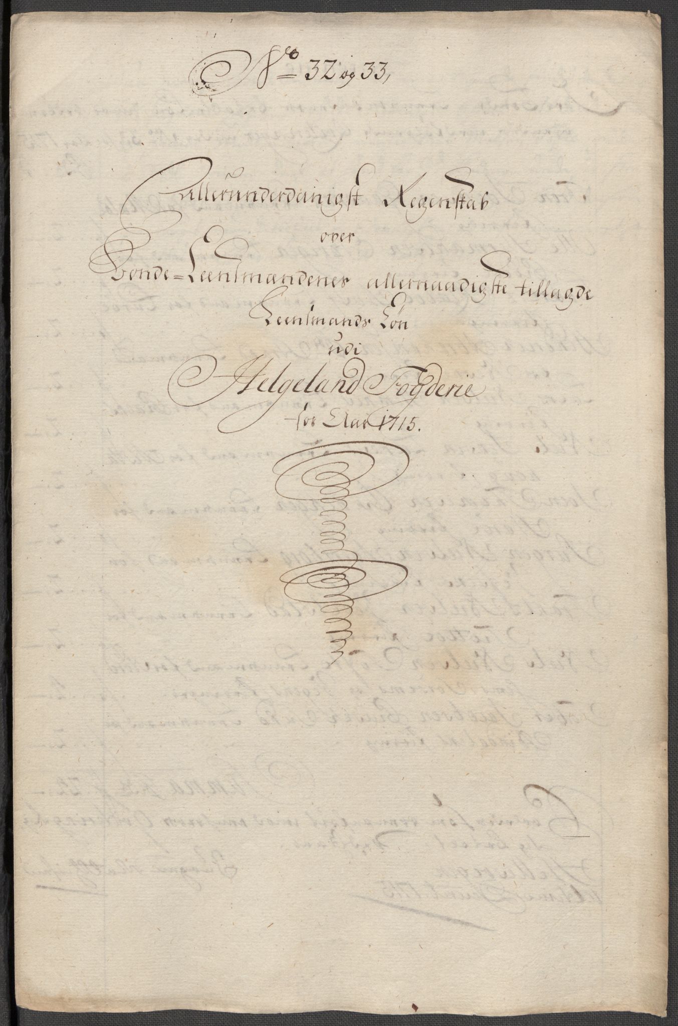 Rentekammeret inntil 1814, Reviderte regnskaper, Fogderegnskap, RA/EA-4092/R65/L4513: Fogderegnskap Helgeland, 1714-1715, s. 656