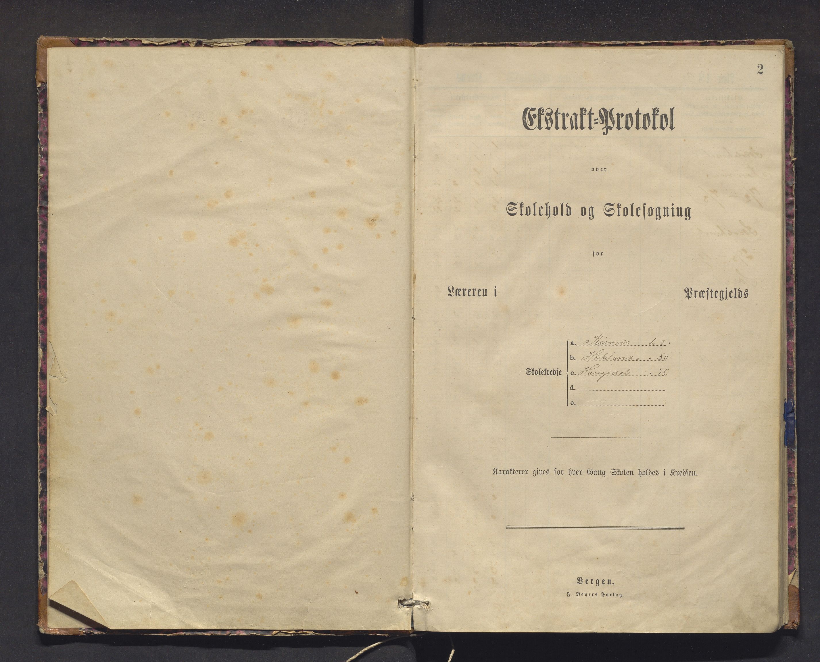 Masfjorden kommune. Barneskulane, IKAH/1266-231/F/Fa/L0003: Skuleprotokoll for Risnes, Hosteland og Haugsdal krinsar, 1890-1917