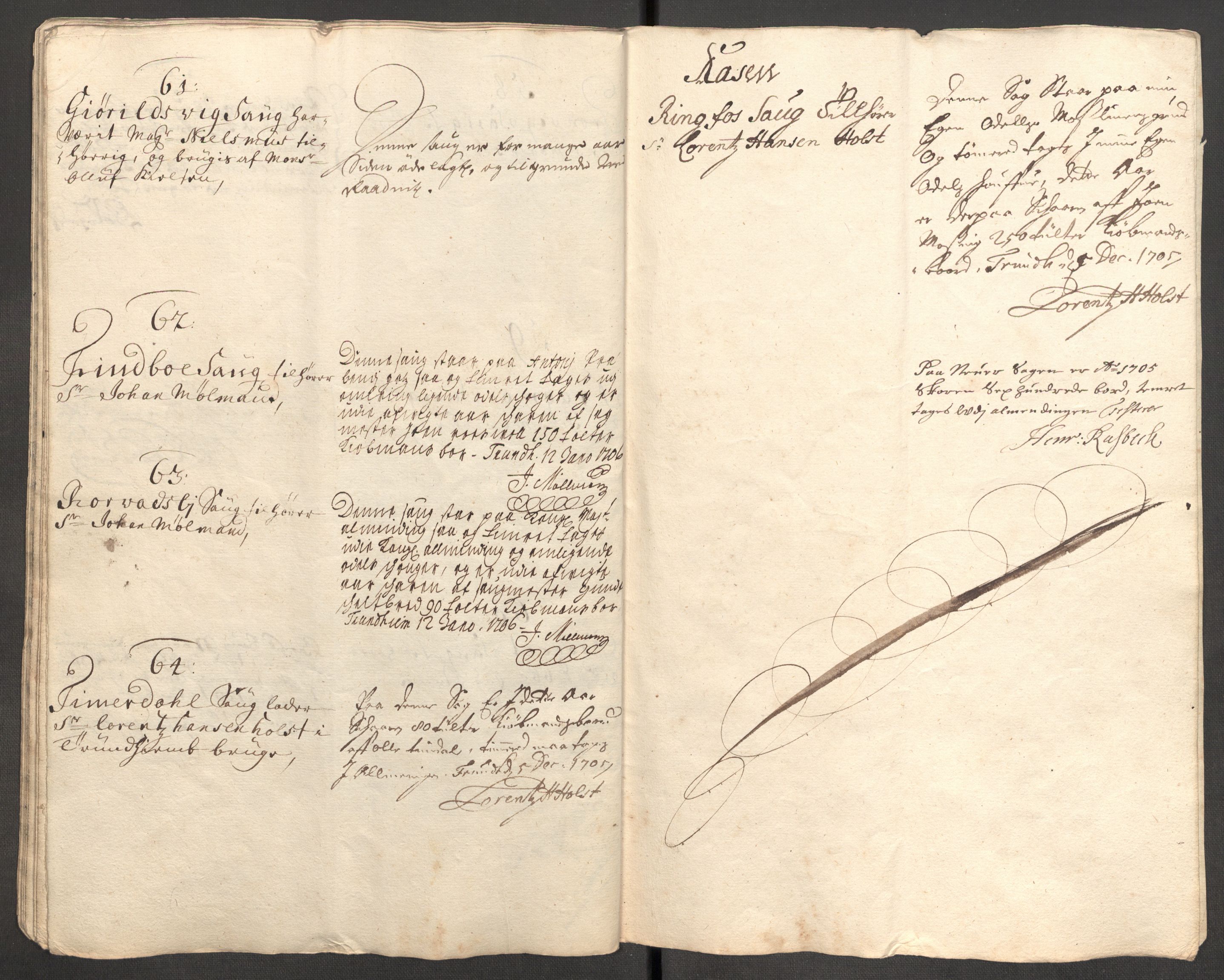 Rentekammeret inntil 1814, Reviderte regnskaper, Fogderegnskap, AV/RA-EA-4092/R62/L4196: Fogderegnskap Stjørdal og Verdal, 1705-1706, s. 172