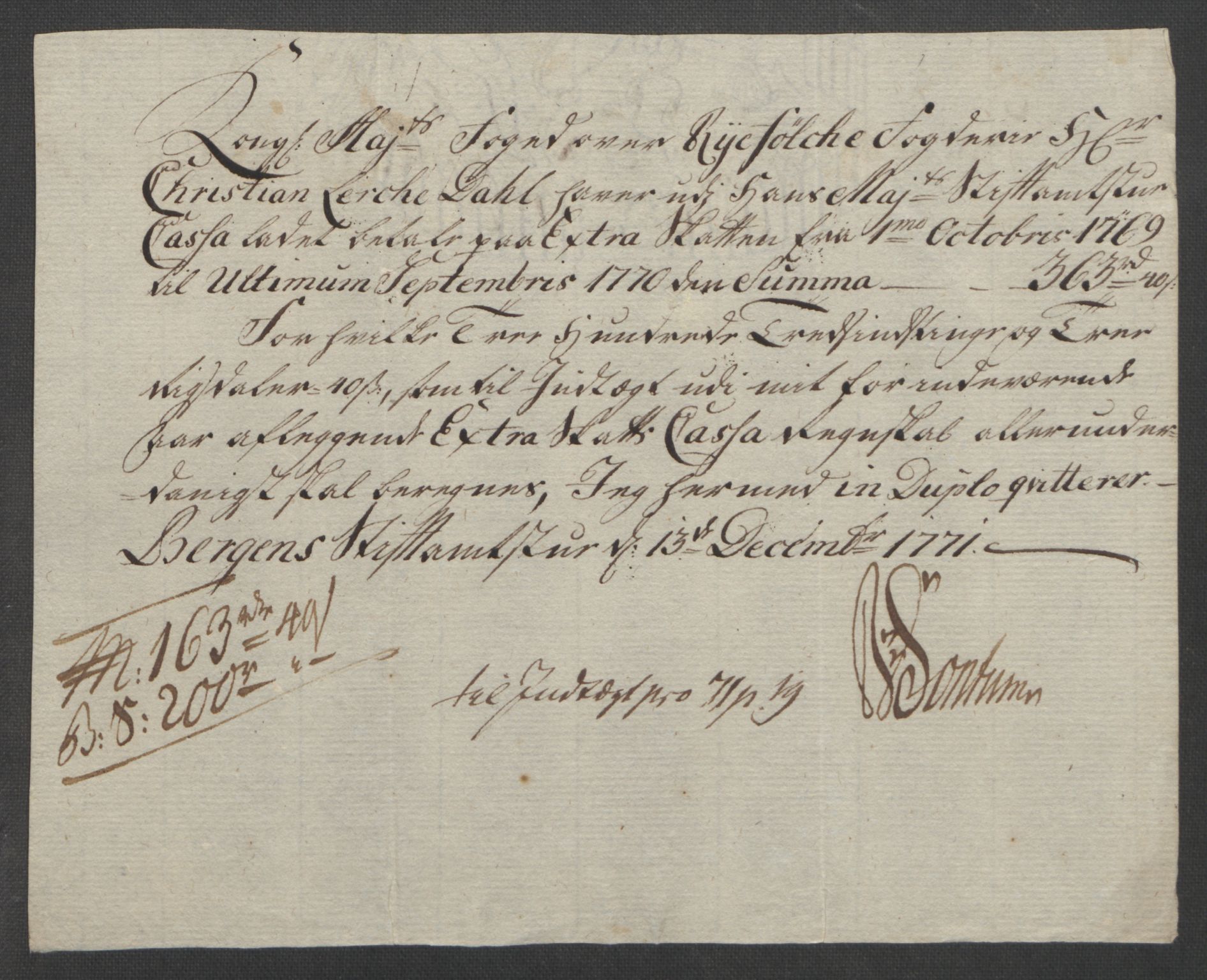 Rentekammeret inntil 1814, Reviderte regnskaper, Fogderegnskap, RA/EA-4092/R47/L2972: Ekstraskatten Ryfylke, 1762-1780, s. 229