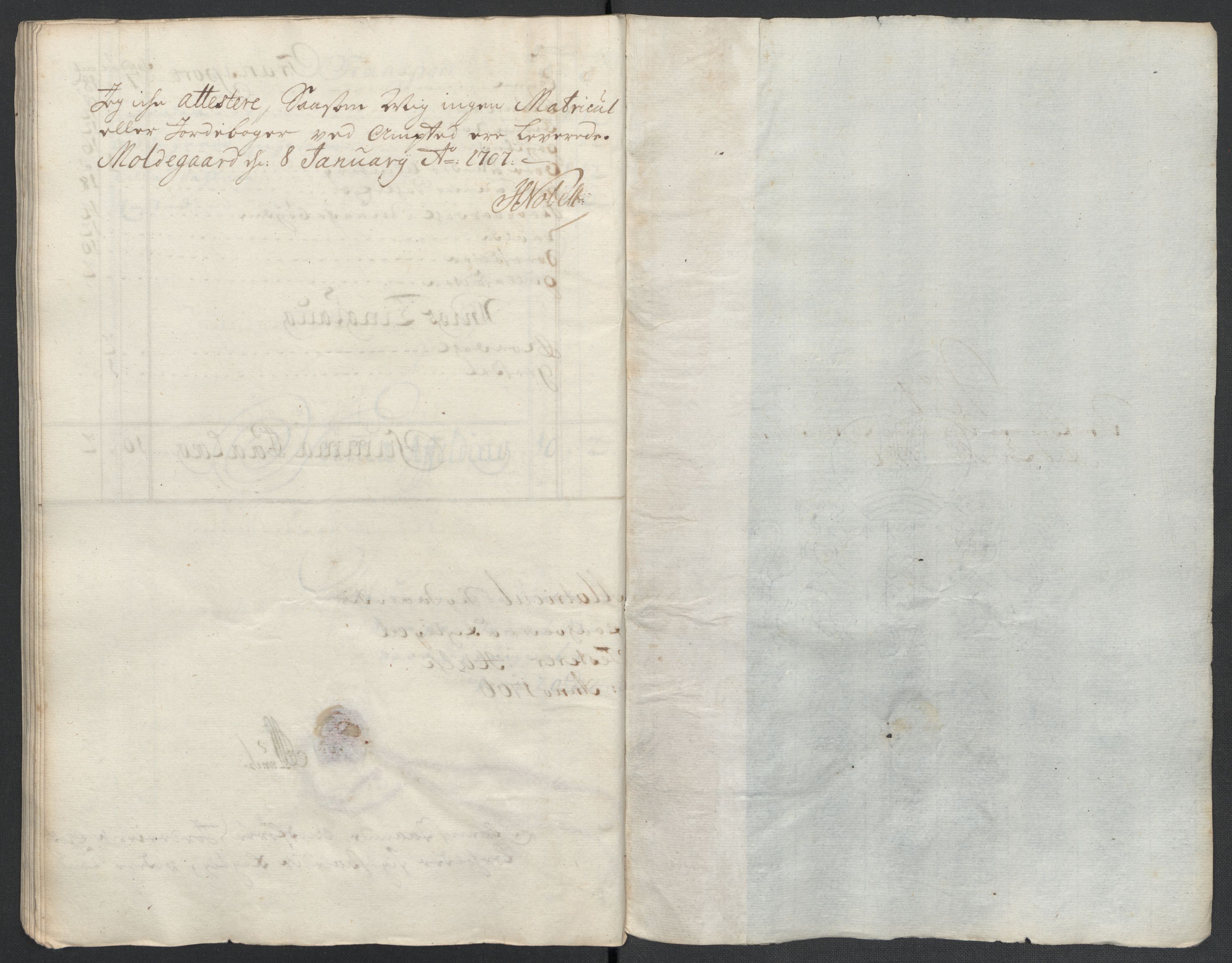 Rentekammeret inntil 1814, Reviderte regnskaper, Fogderegnskap, AV/RA-EA-4092/R56/L3742: Fogderegnskap Nordmøre, 1706-1707, s. 79