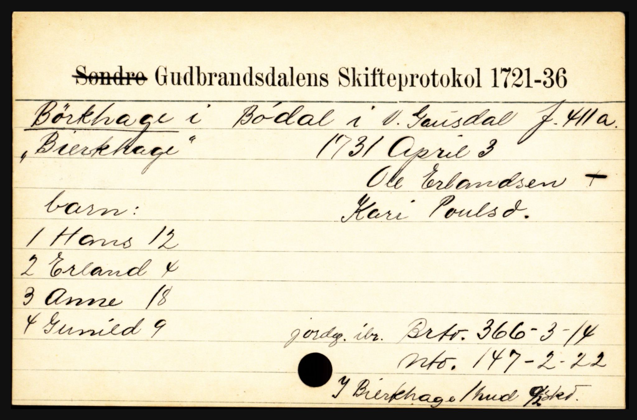 Sør-Gudbrandsdal tingrett, SAH/TING-004/J, 1658-1885, s. 2029