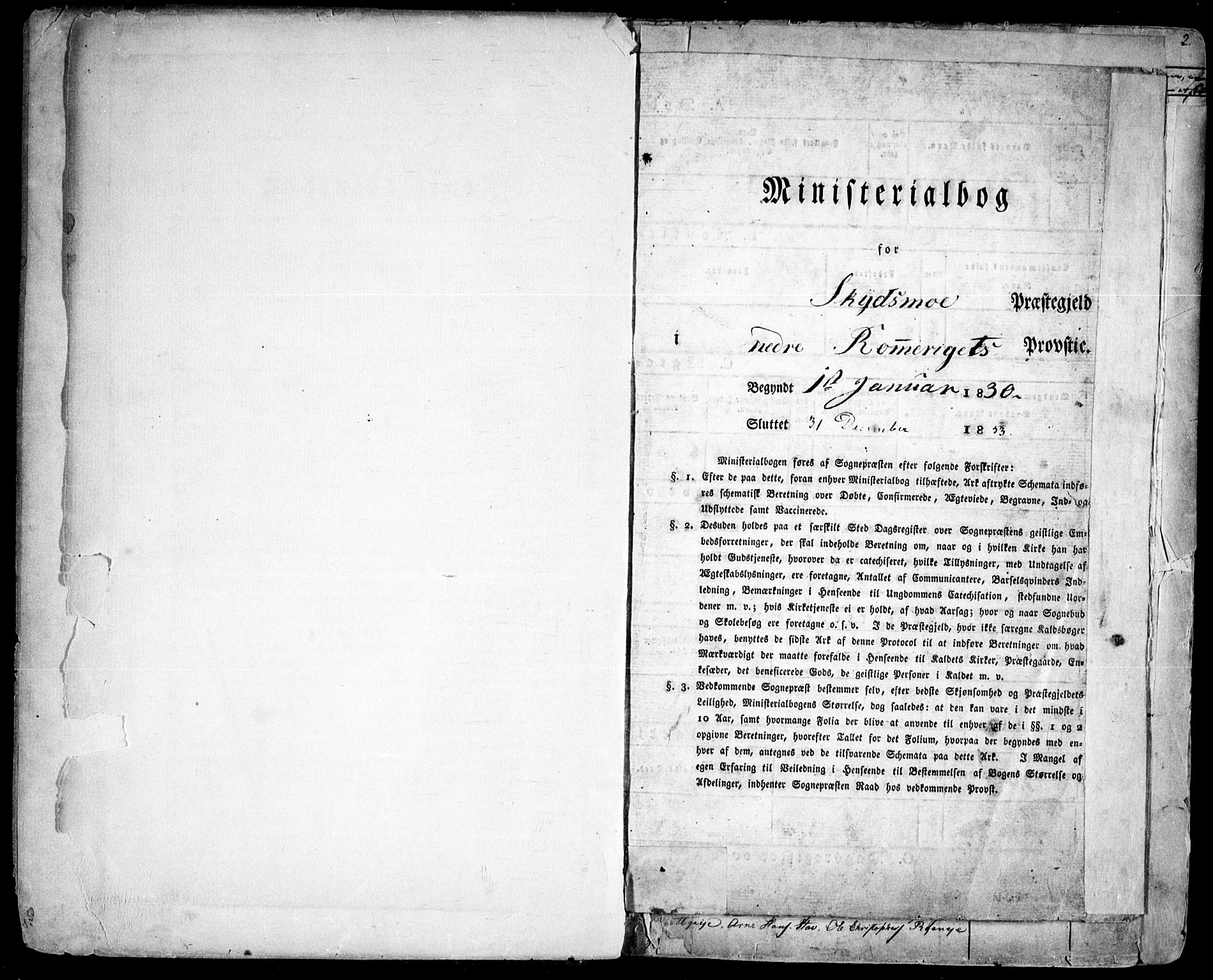 Skedsmo prestekontor Kirkebøker, SAO/A-10033a/F/Fa/L0009: Ministerialbok nr. I 9, 1830-1853