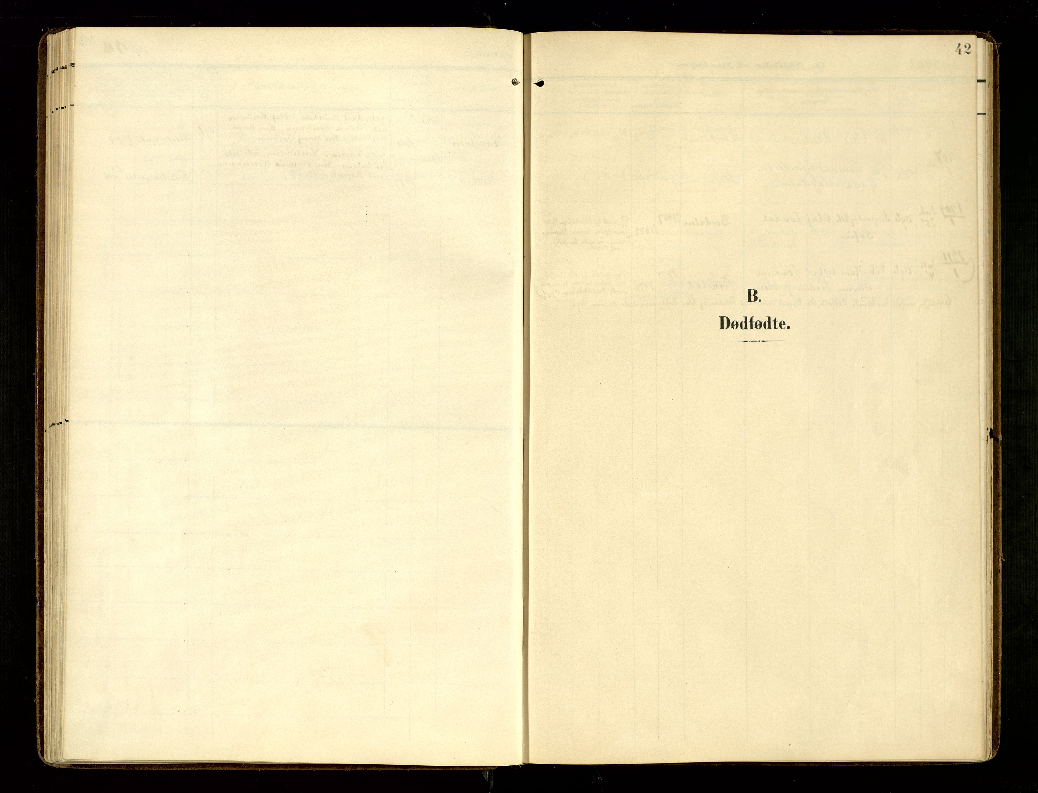 Oddernes sokneprestkontor, AV/SAK-1111-0033/F/Fa/Fab/L0003: Ministerialbok nr. A 3, 1903-1916, s. 42