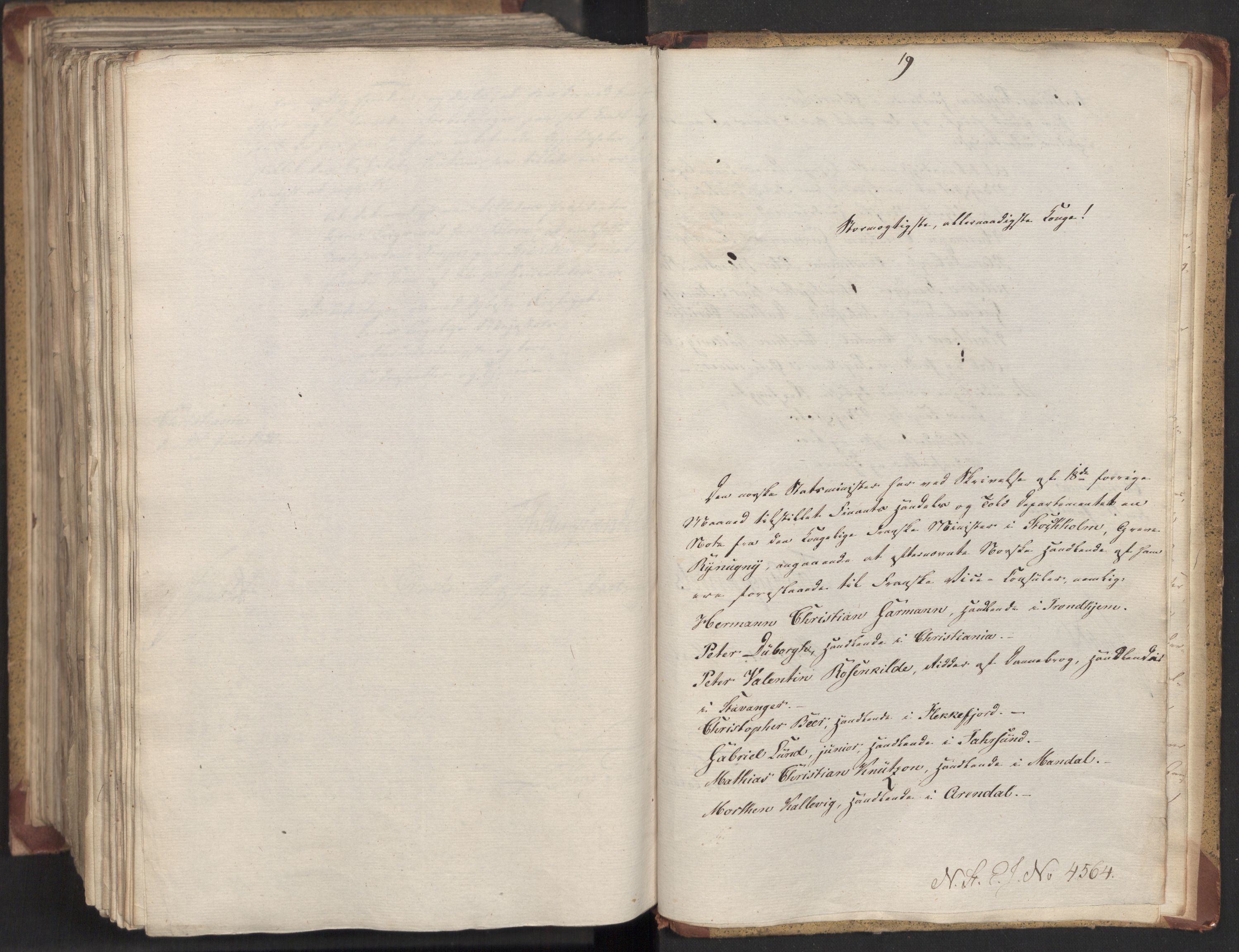 Statsrådsavdelingen i Stockholm, AV/RA-S-1003/D/Da/L0022: Regjeringsinnstillinger nr. 4399-4565, 1820, s. 496