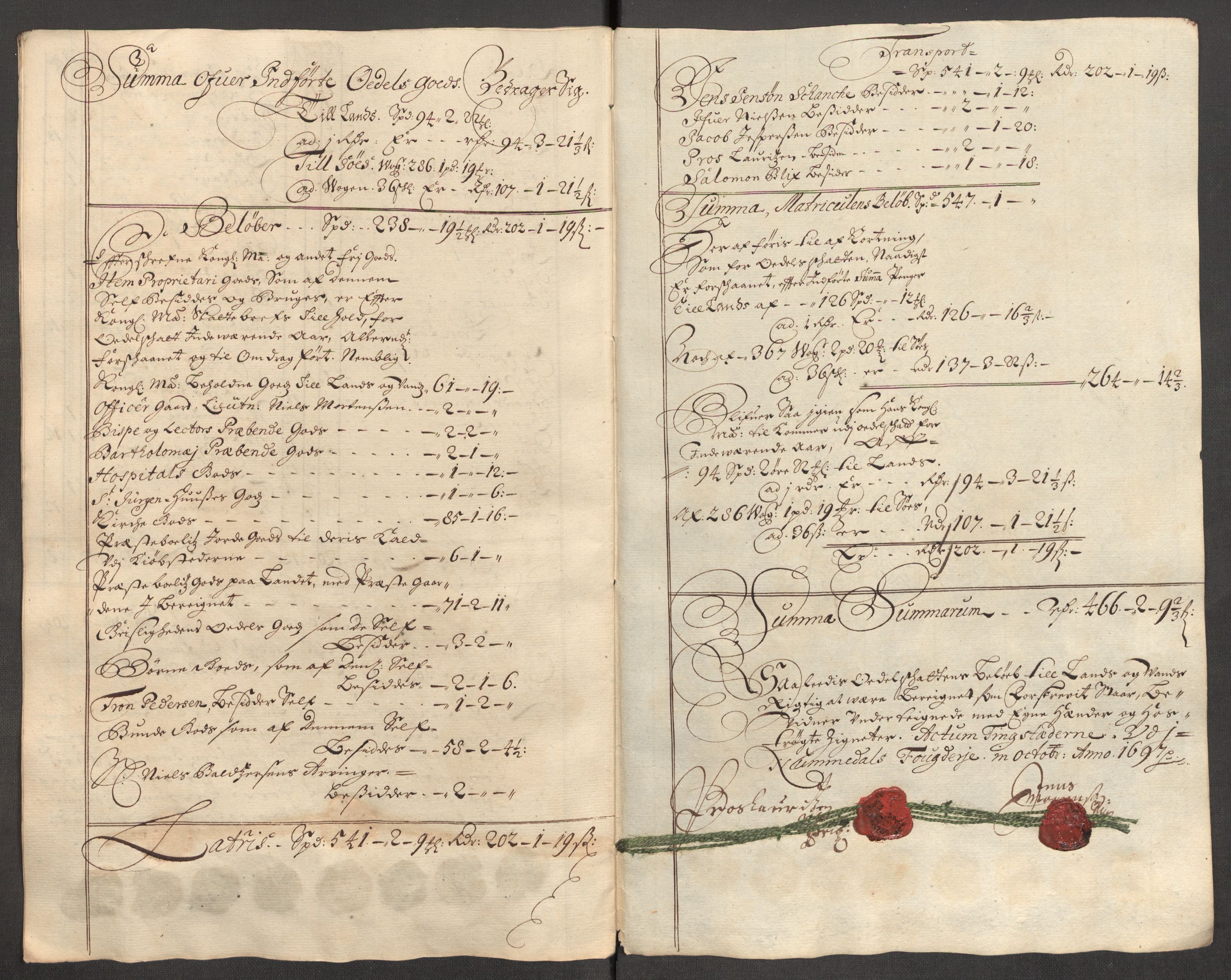Rentekammeret inntil 1814, Reviderte regnskaper, Fogderegnskap, RA/EA-4092/R64/L4425: Fogderegnskap Namdal, 1696-1698, s. 223