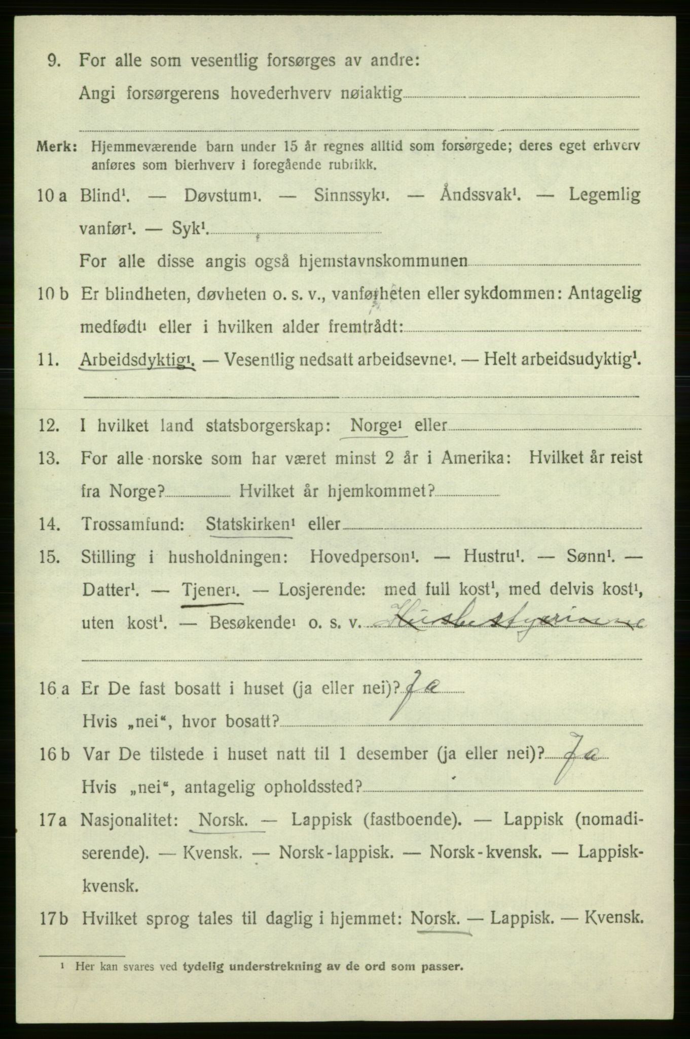 SATØ, Folketelling 1920 for 2014 Loppa herred, 1920, s. 987