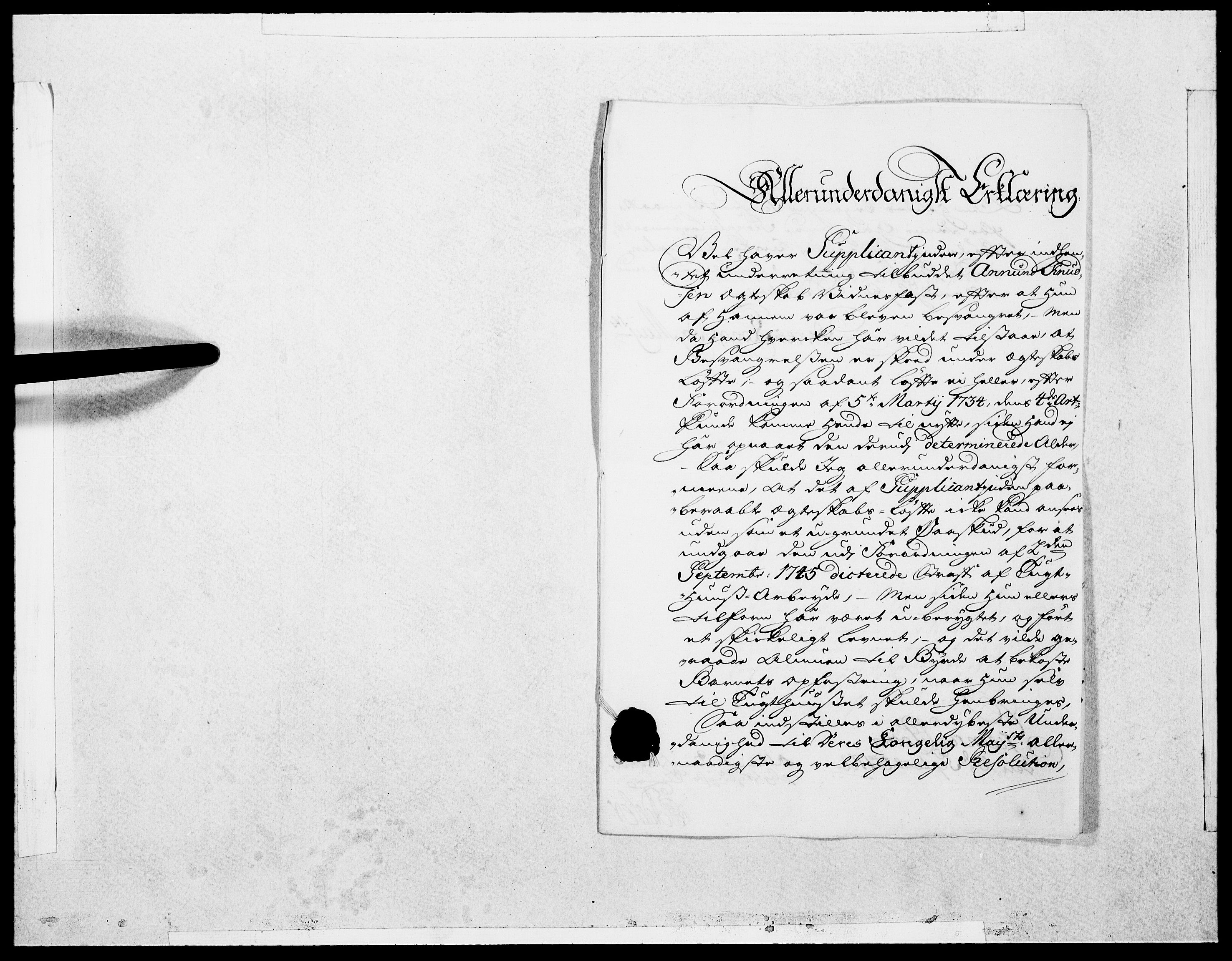 Danske Kanselli 1572-1799, AV/RA-EA-3023/F/Fc/Fcc/Fcca/L0189: Norske innlegg 1572-1799, 1764, s. 302