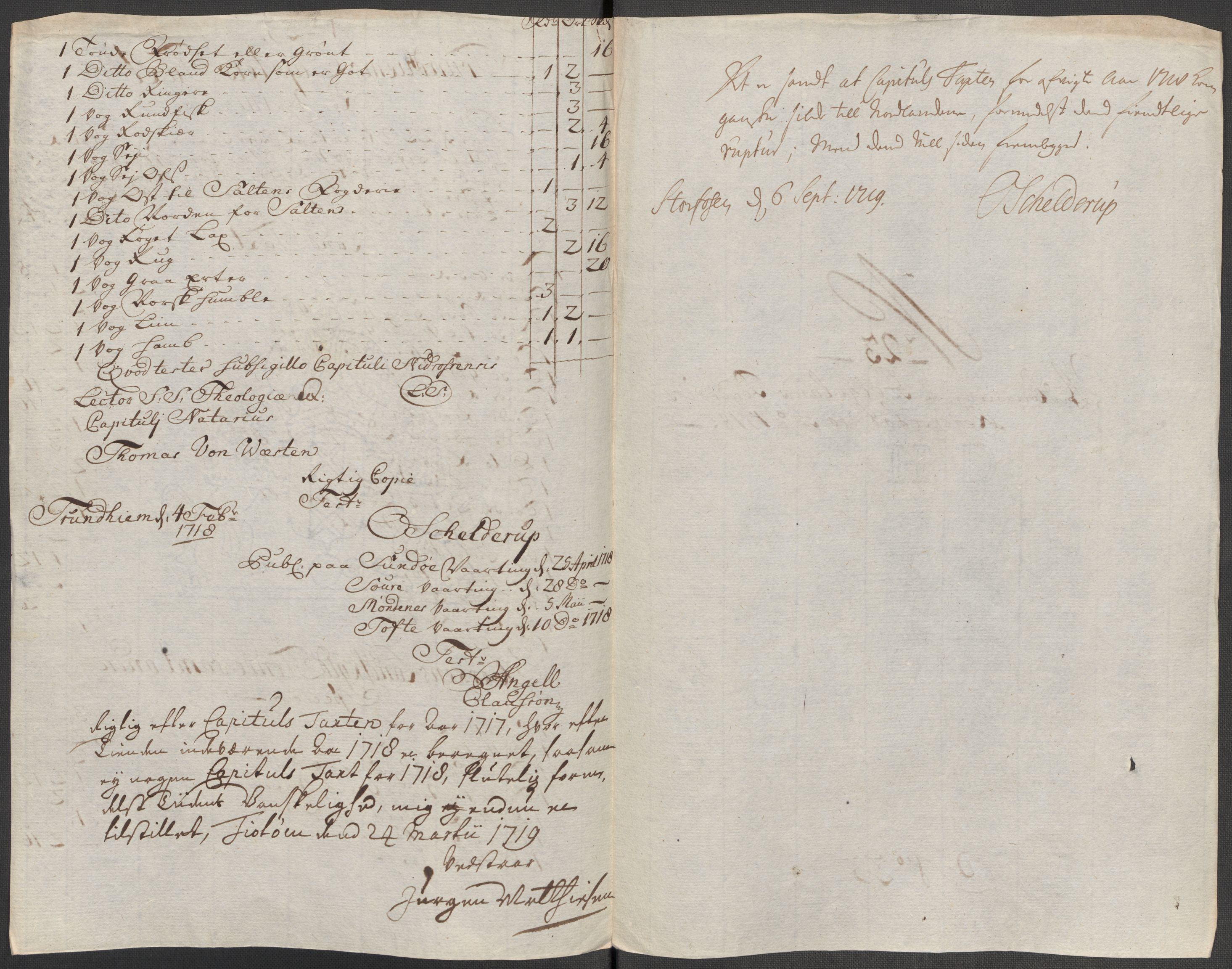 Rentekammeret inntil 1814, Reviderte regnskaper, Fogderegnskap, RA/EA-4092/R65/L4516: Fogderegnskap Helgeland, 1718, s. 206
