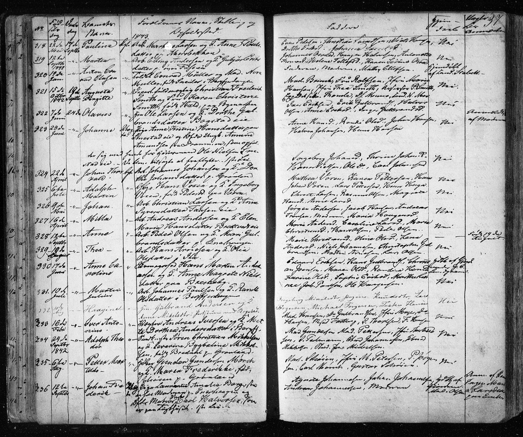 Aker prestekontor kirkebøker, AV/SAO-A-10861/F/L0019: Ministerialbok nr. 19, 1842-1852, s. 37