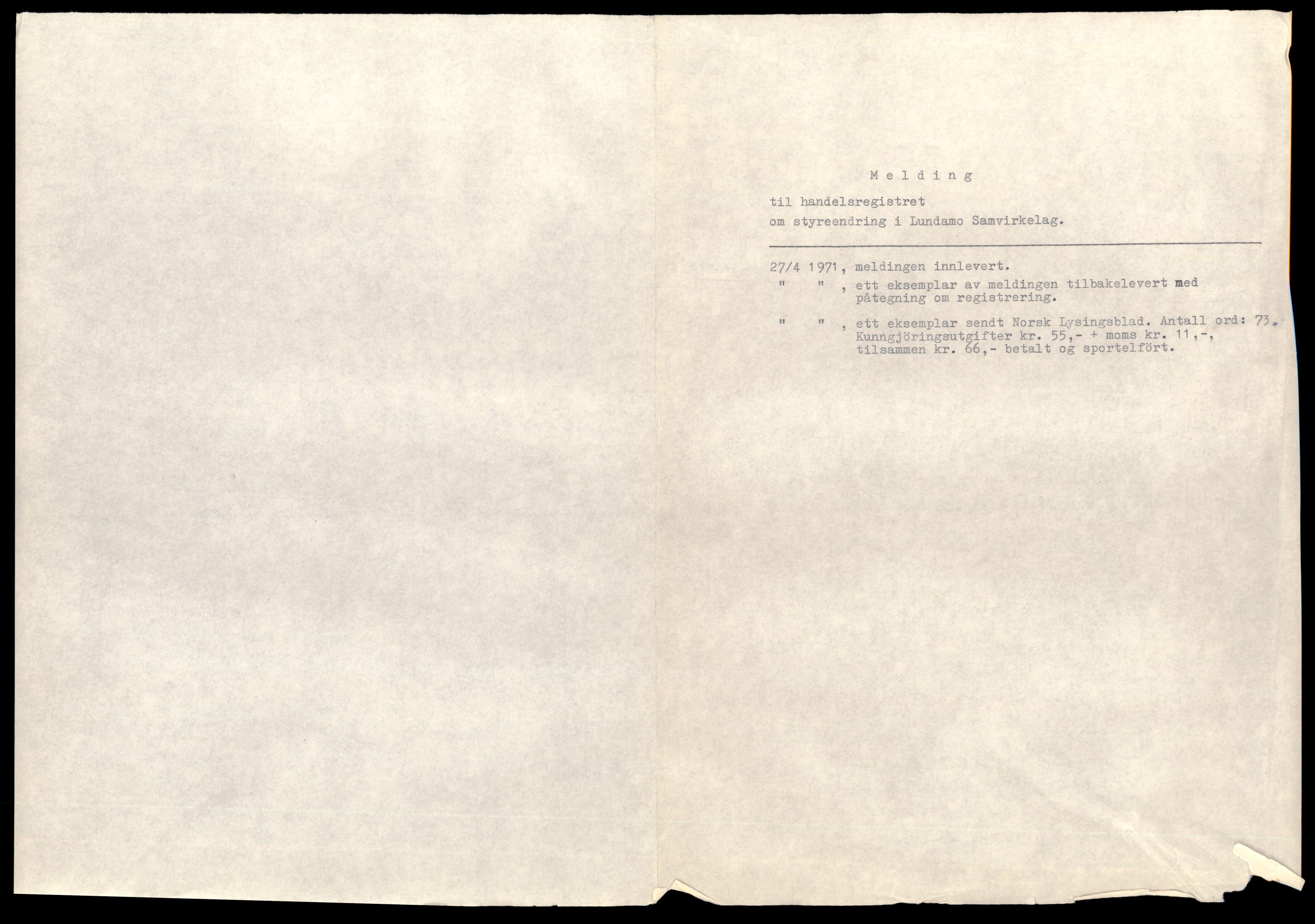 Gauldal sorenskriveri, SAT/A-0014/2/J/Jd/Jdc/L0010: Bilag, andelslag og borettslag, L-R, 1944-1990, s. 3