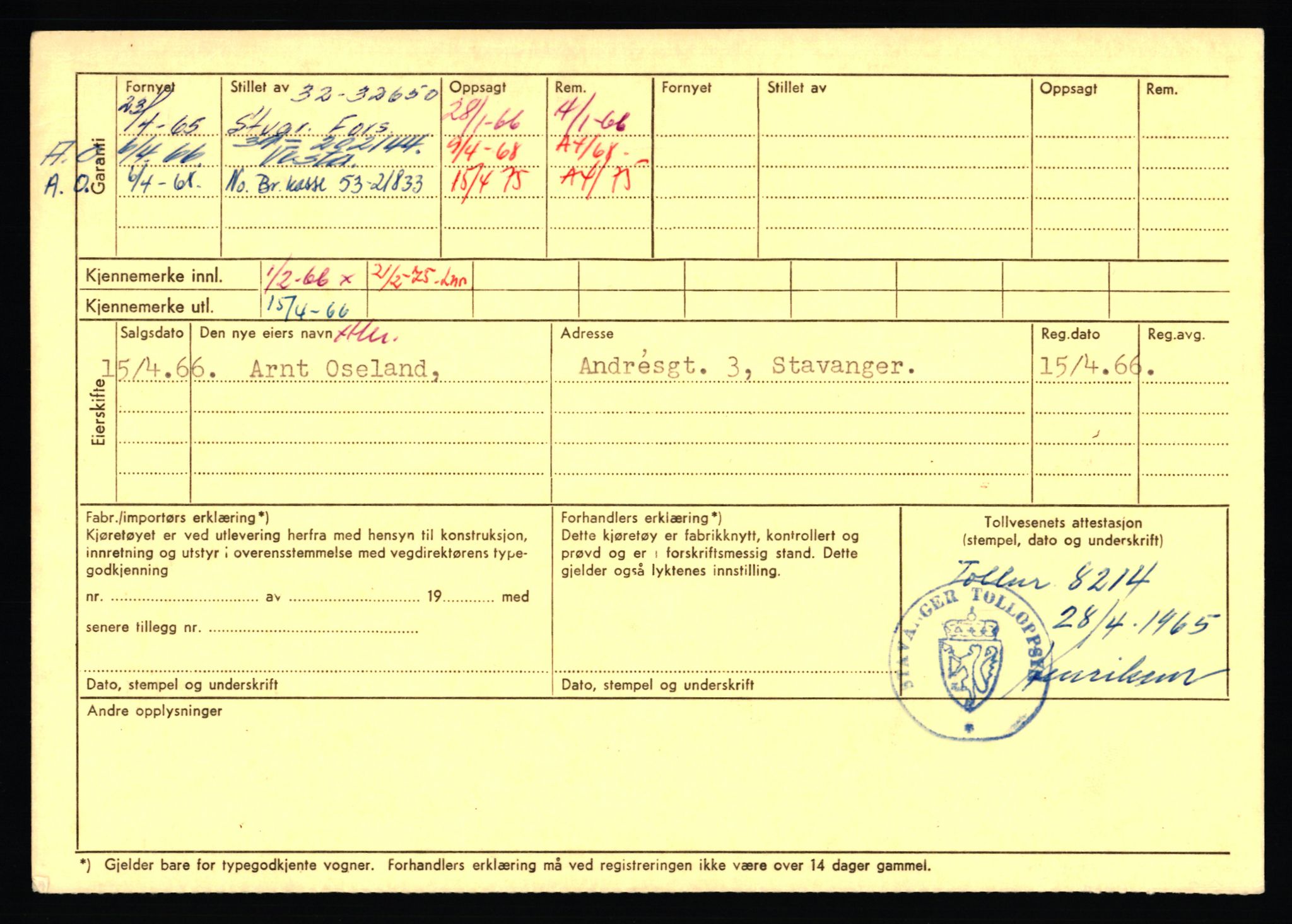 Stavanger trafikkstasjon, AV/SAST-A-101942/0/F/L0072: L-82200 - L-84099, 1930-1971, s. 1722