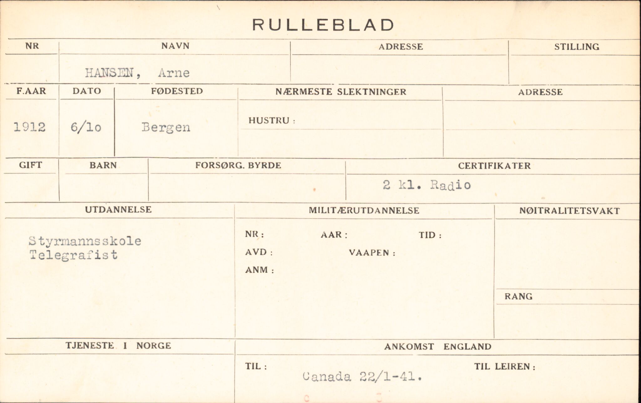 Forsvaret, Forsvarets overkommando/Luftforsvarsstaben, AV/RA-RAFA-4079/P/Pa/L0029: Personellpapirer, 1912, s. 475