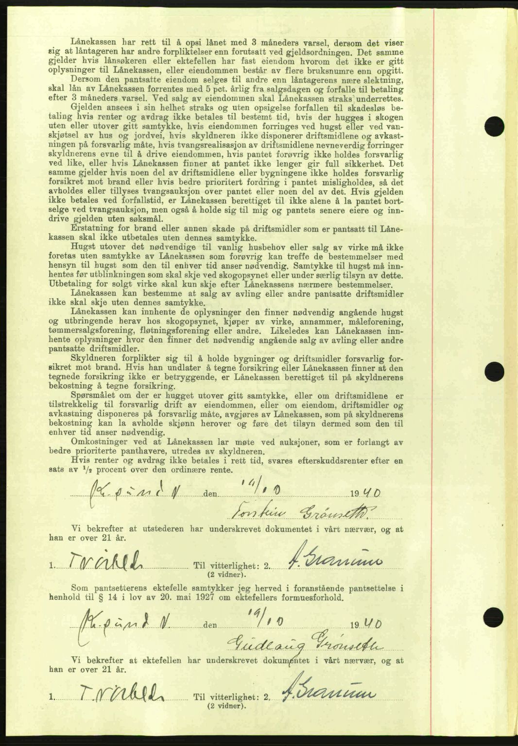 Kristiansund byfogd, AV/SAT-A-4587/A/27: Pantebok nr. 33, 1939-1941, Dagboknr: 386/1940