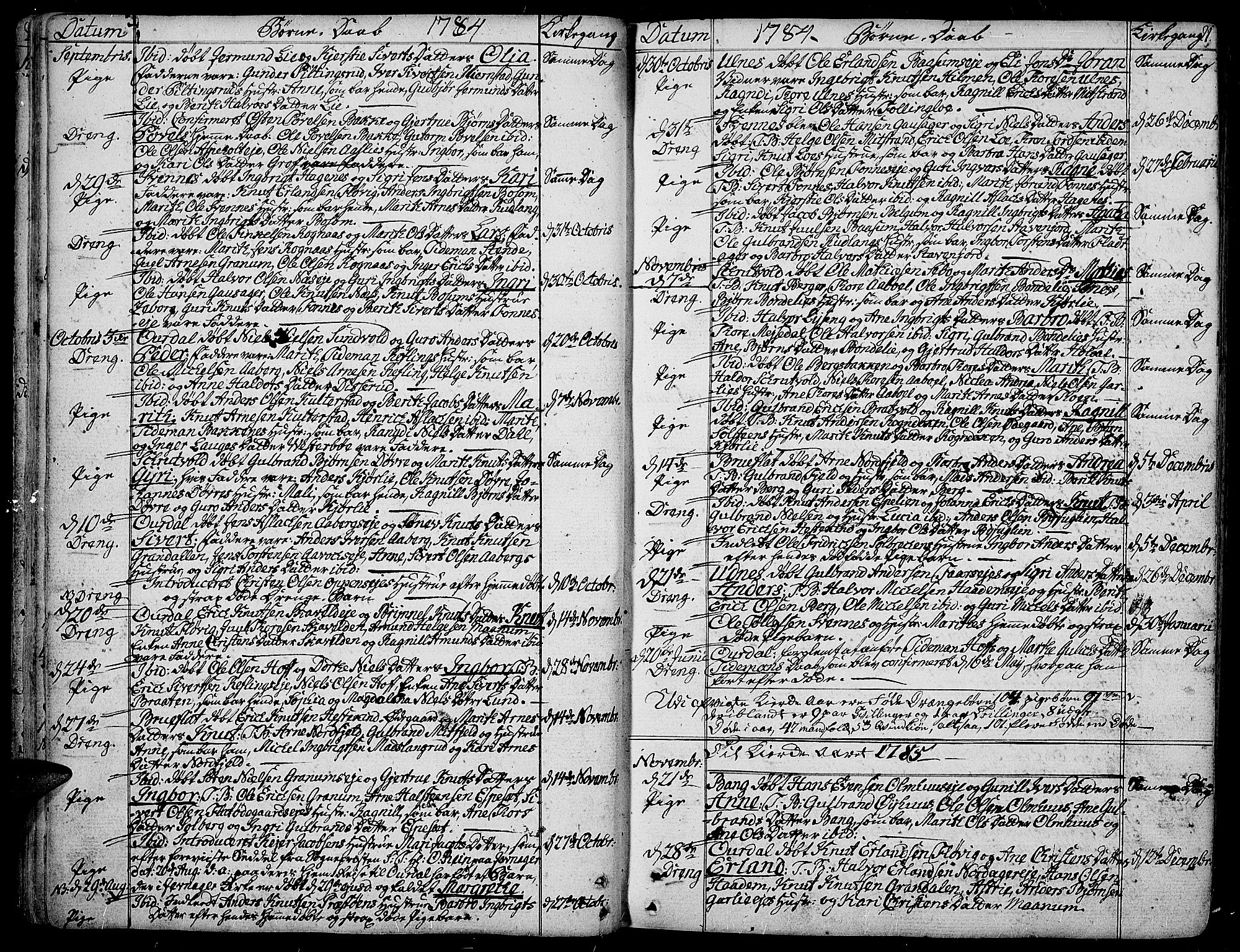 Aurdal prestekontor, AV/SAH-PREST-126/H/Ha/Haa/L0006: Ministerialbok nr. 6, 1781-1804, s. 21