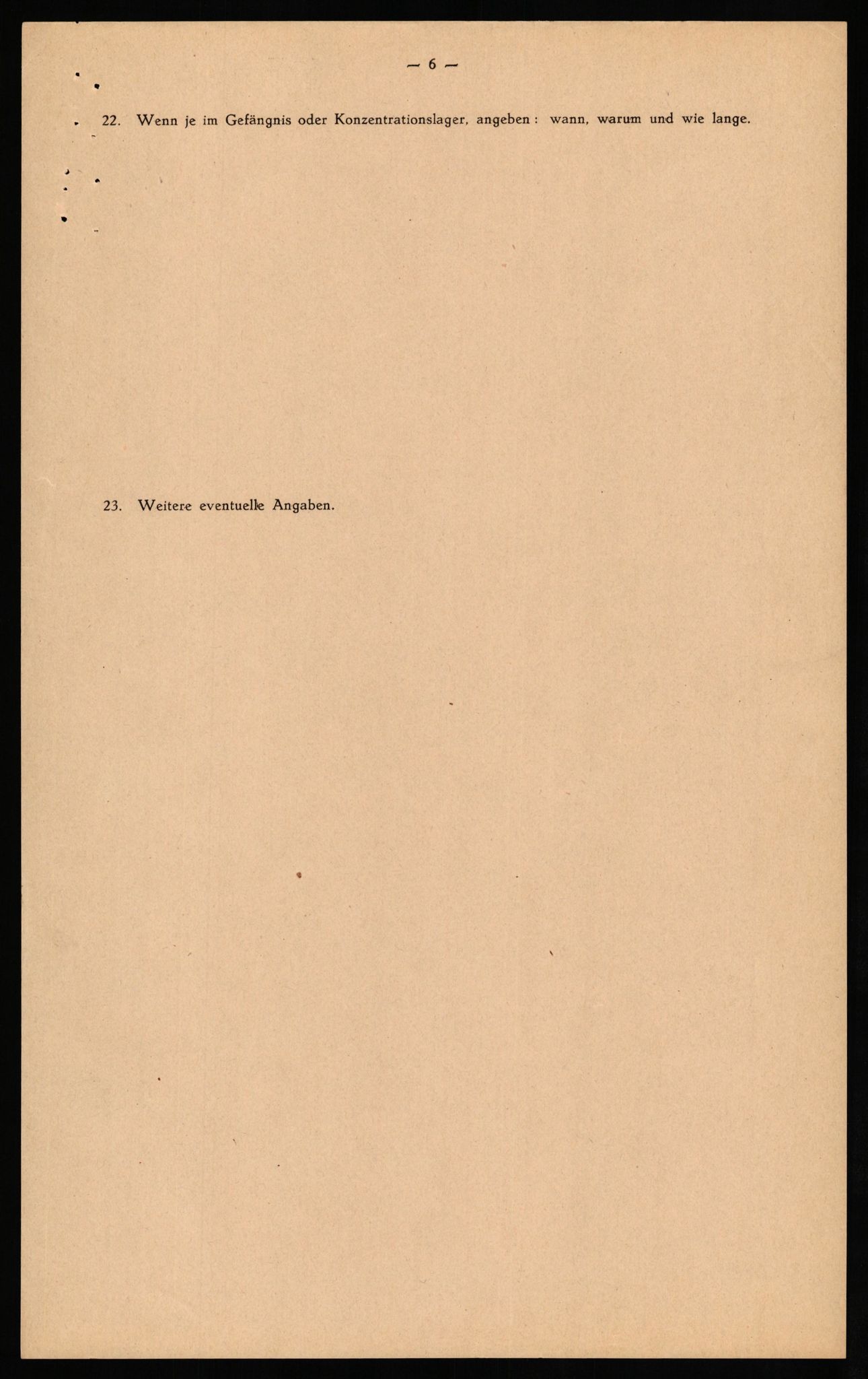 Forsvaret, Forsvarets overkommando II, RA/RAFA-3915/D/Db/L0029: CI Questionaires. Tyske okkupasjonsstyrker i Norge. Tyskere., 1945-1946, s. 442