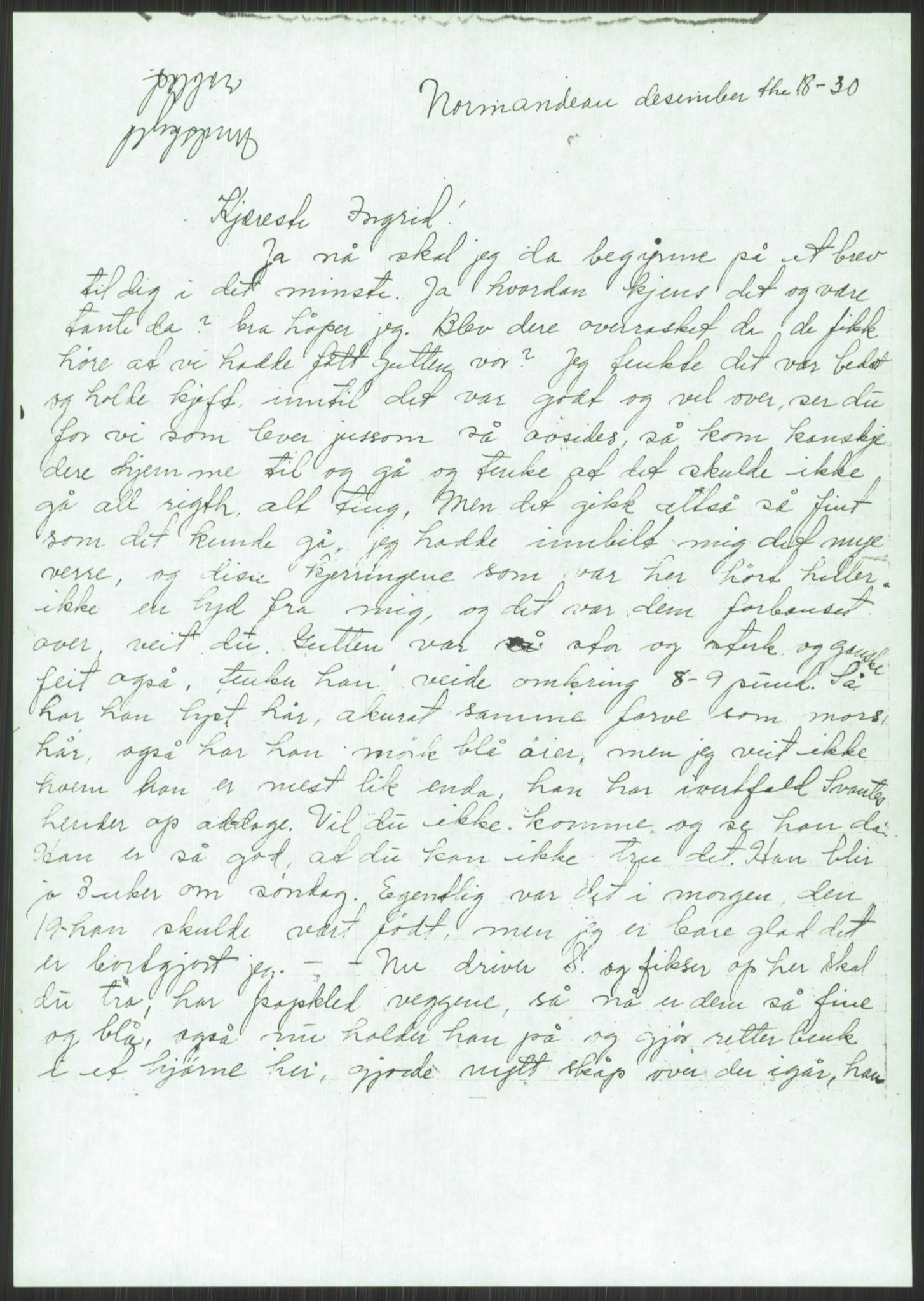 Samlinger til kildeutgivelse, Amerikabrevene, AV/RA-EA-4057/F/L0039: Innlån fra Ole Kolsrud, Buskerud og Ferdinand Næshagen, Østfold, 1860-1972, s. 201