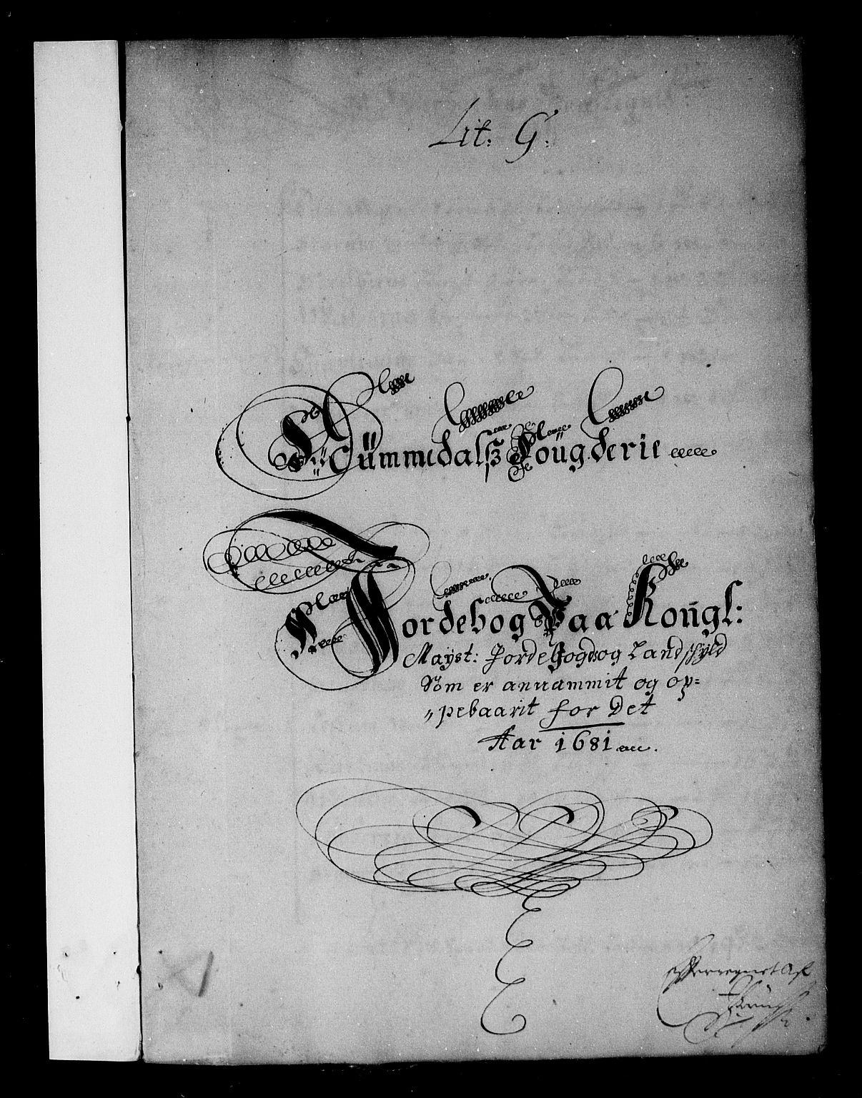 Rentekammeret inntil 1814, Reviderte regnskaper, Stiftamtstueregnskaper, Trondheim stiftamt og Nordland amt, AV/RA-EA-6044/R/Rf/L0064: Trondheim stiftamt, 1681