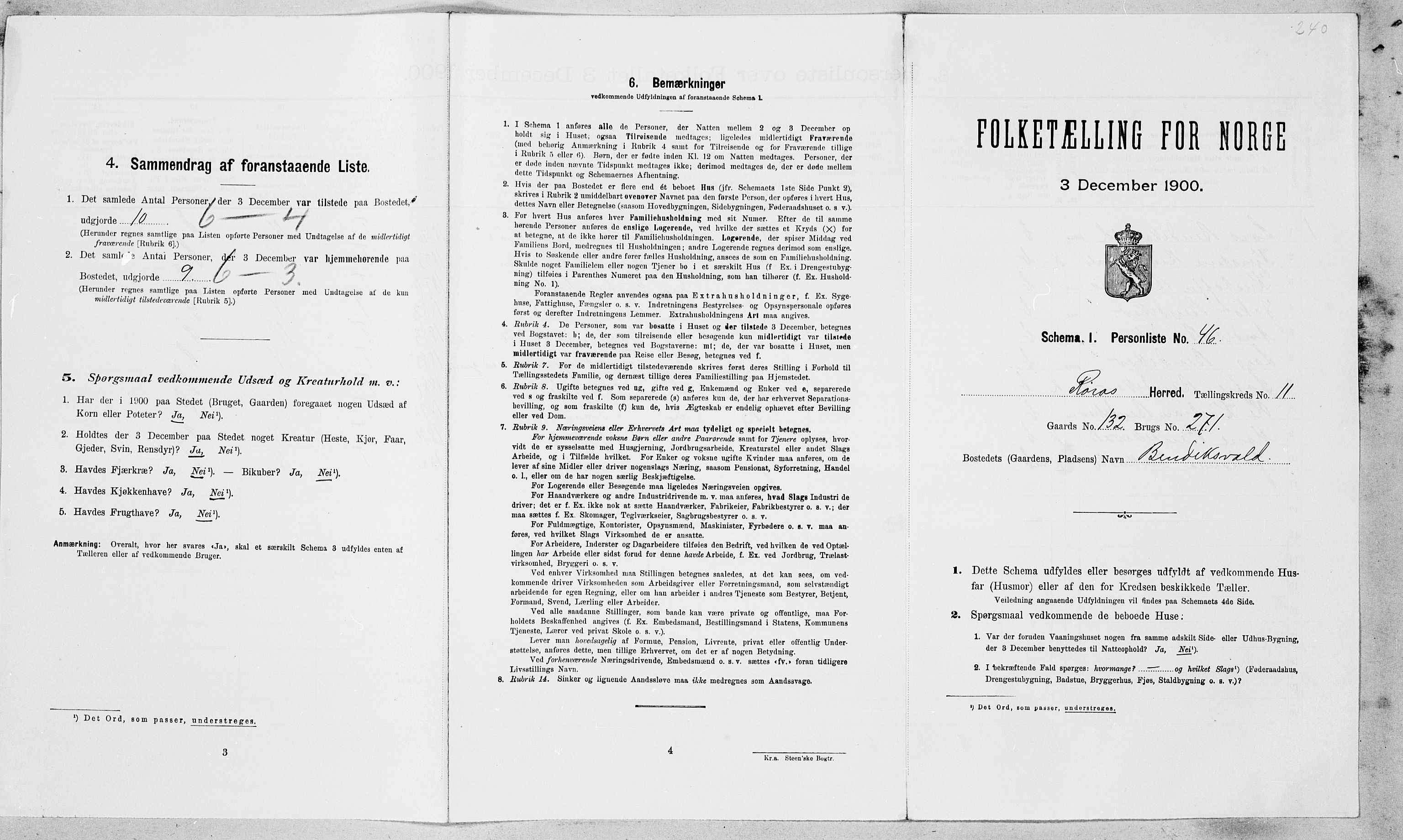 SAT, Folketelling 1900 for 1640 Røros herred, 1900, s. 1236