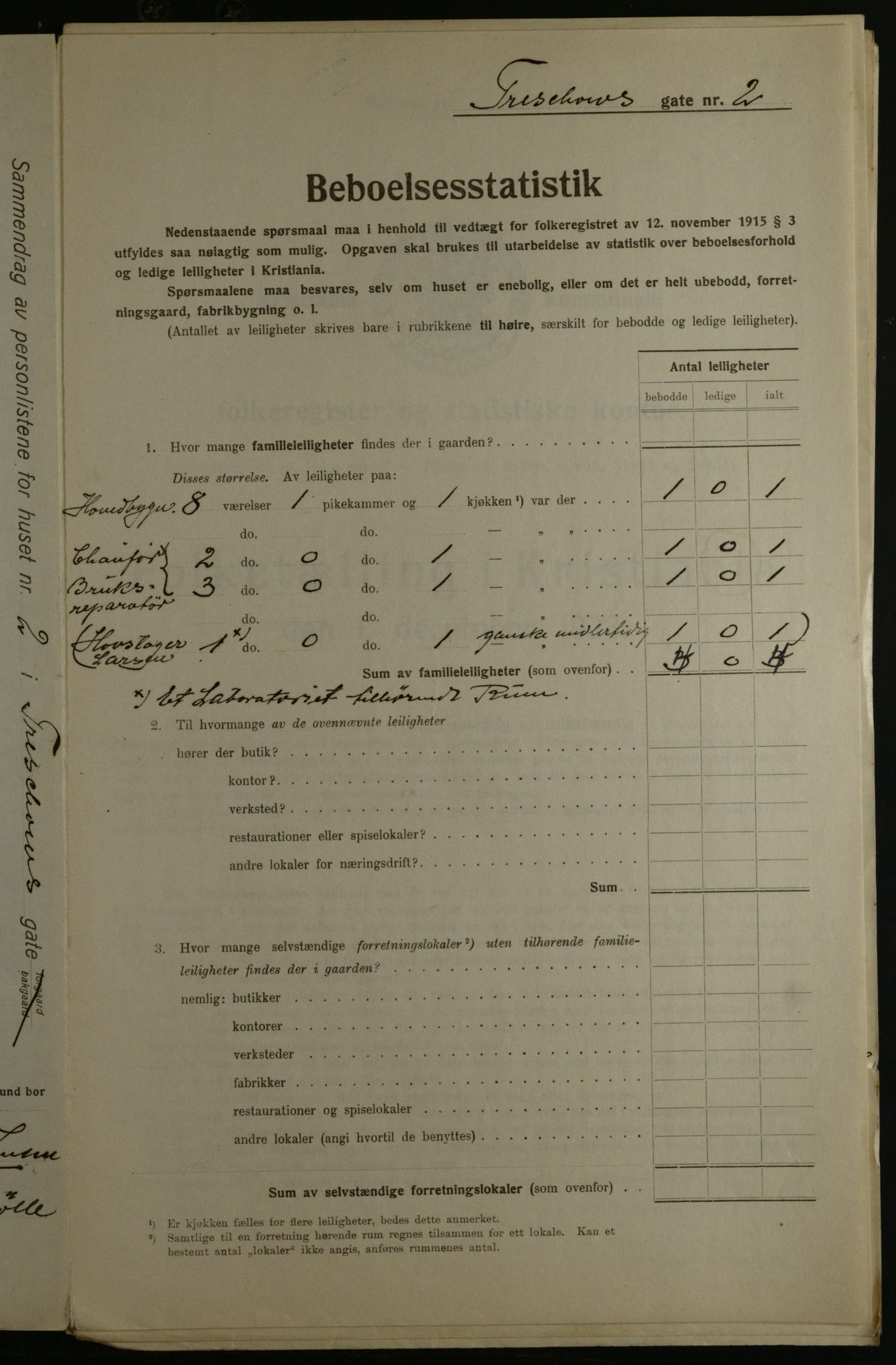 OBA, Kommunal folketelling 1.12.1923 for Kristiania, 1923, s. 127336