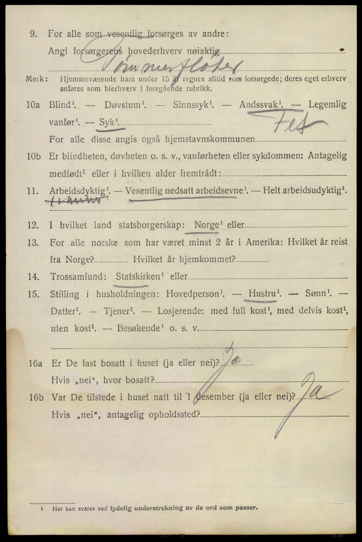 SAO, Folketelling 1920 for 0227 Fet herred, 1920, s. 3553