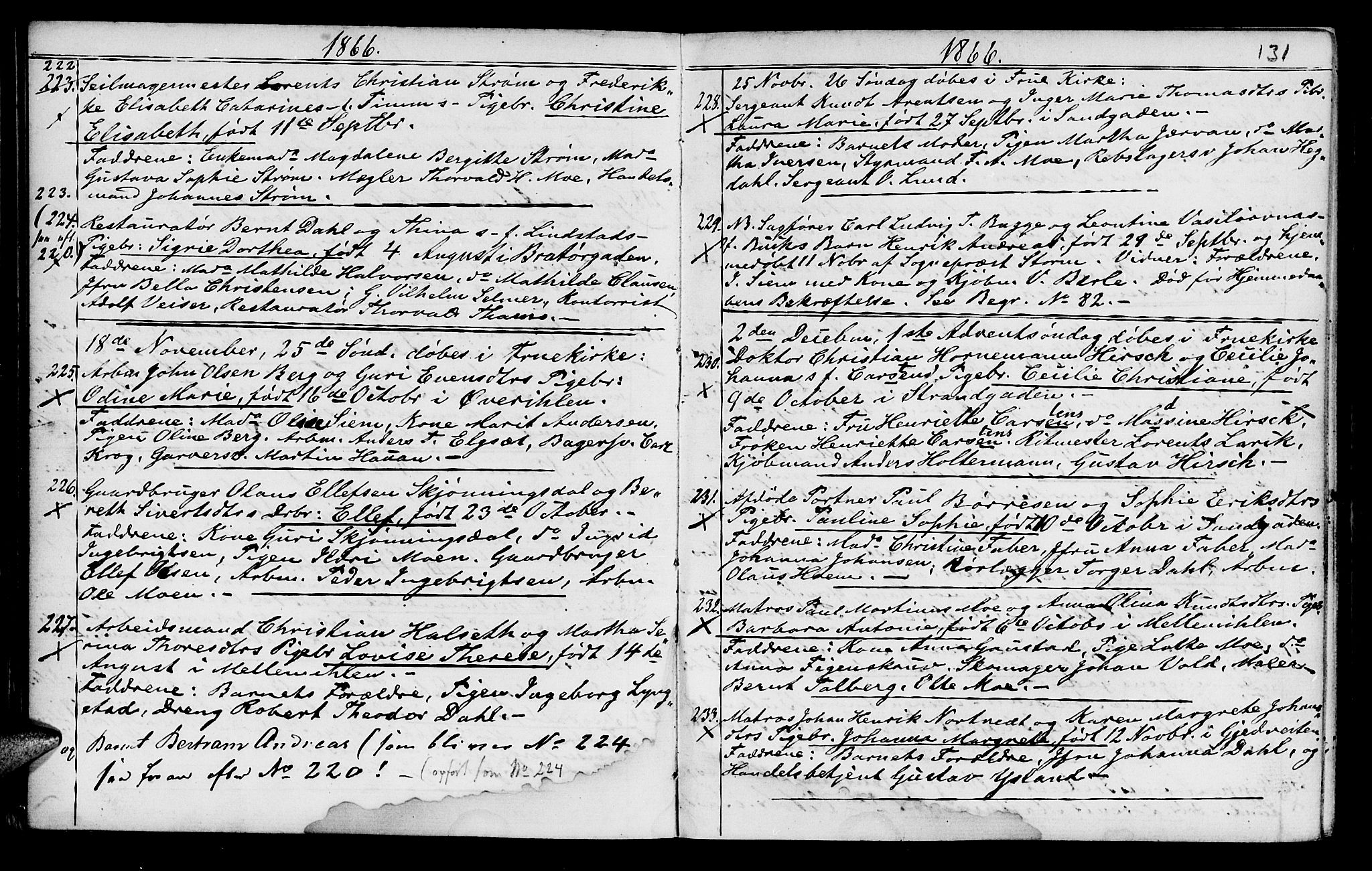 Ministerialprotokoller, klokkerbøker og fødselsregistre - Sør-Trøndelag, SAT/A-1456/602/L0140: Klokkerbok nr. 602C08, 1864-1872, s. 130-131