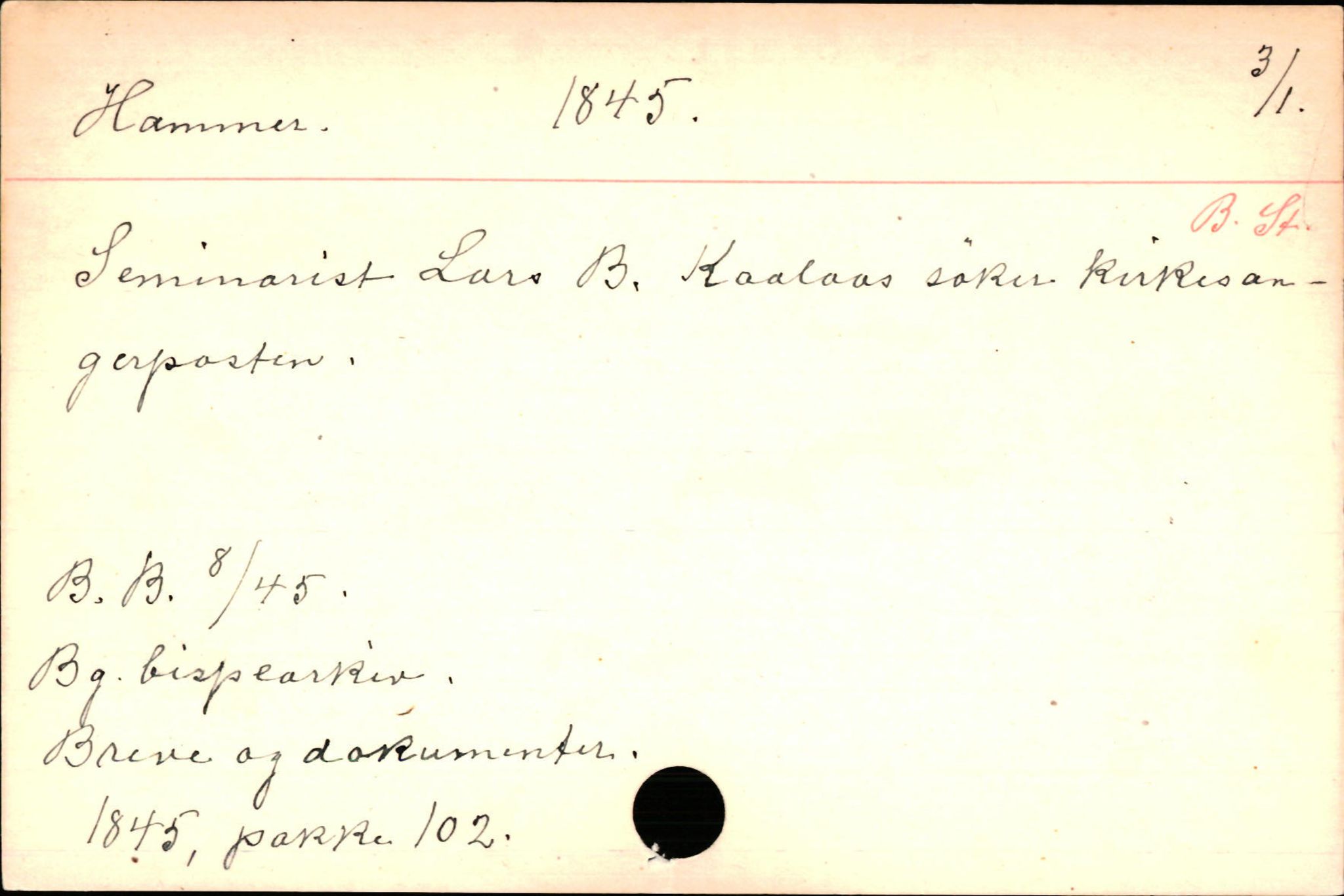 Haugen, Johannes - lærer, AV/SAB-SAB/PA-0036/01/L0001: Om klokkere og lærere, 1521-1904, s. 4842
