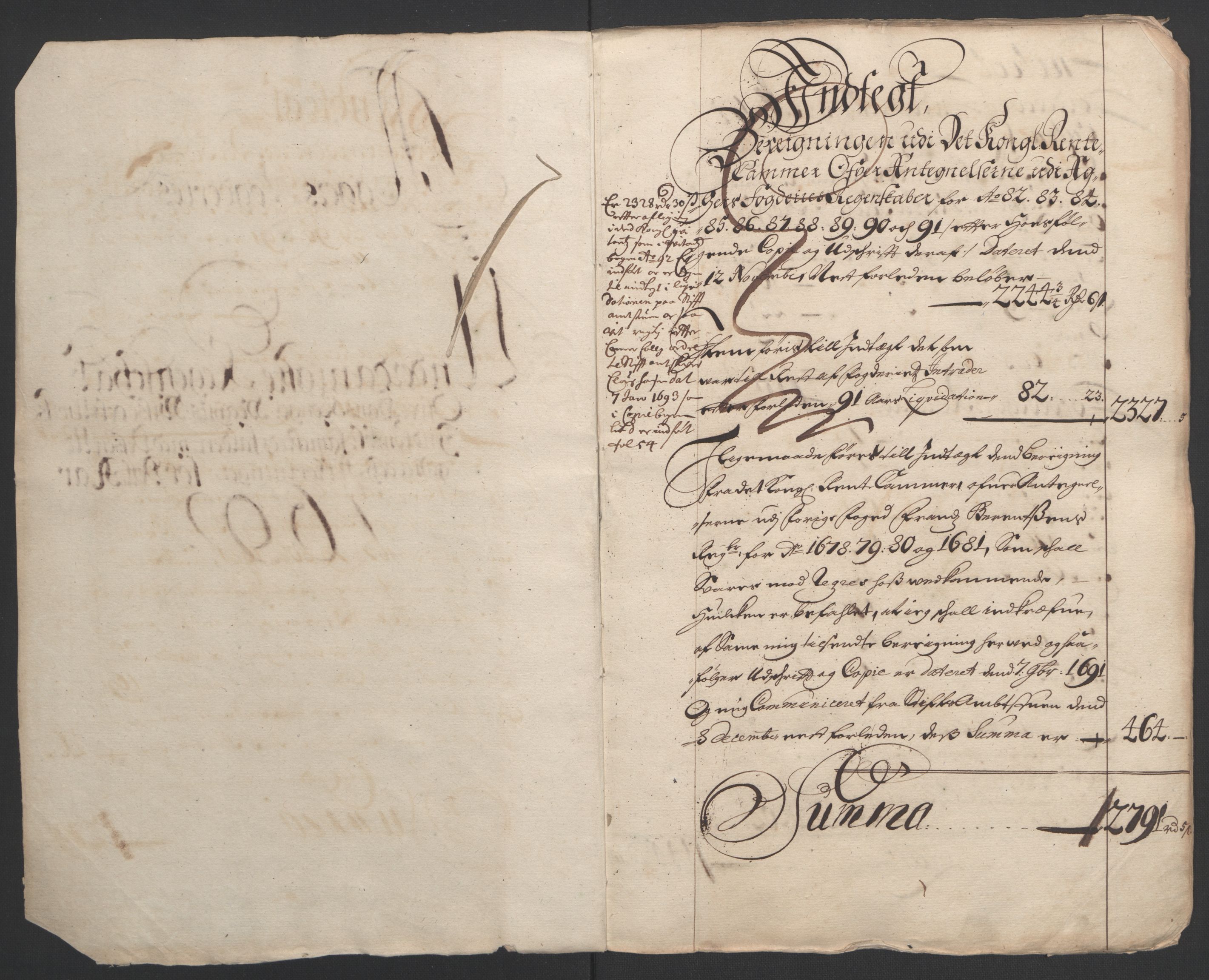 Rentekammeret inntil 1814, Reviderte regnskaper, Fogderegnskap, RA/EA-4092/R08/L0426: Fogderegnskap Aker, 1692-1693, s. 4