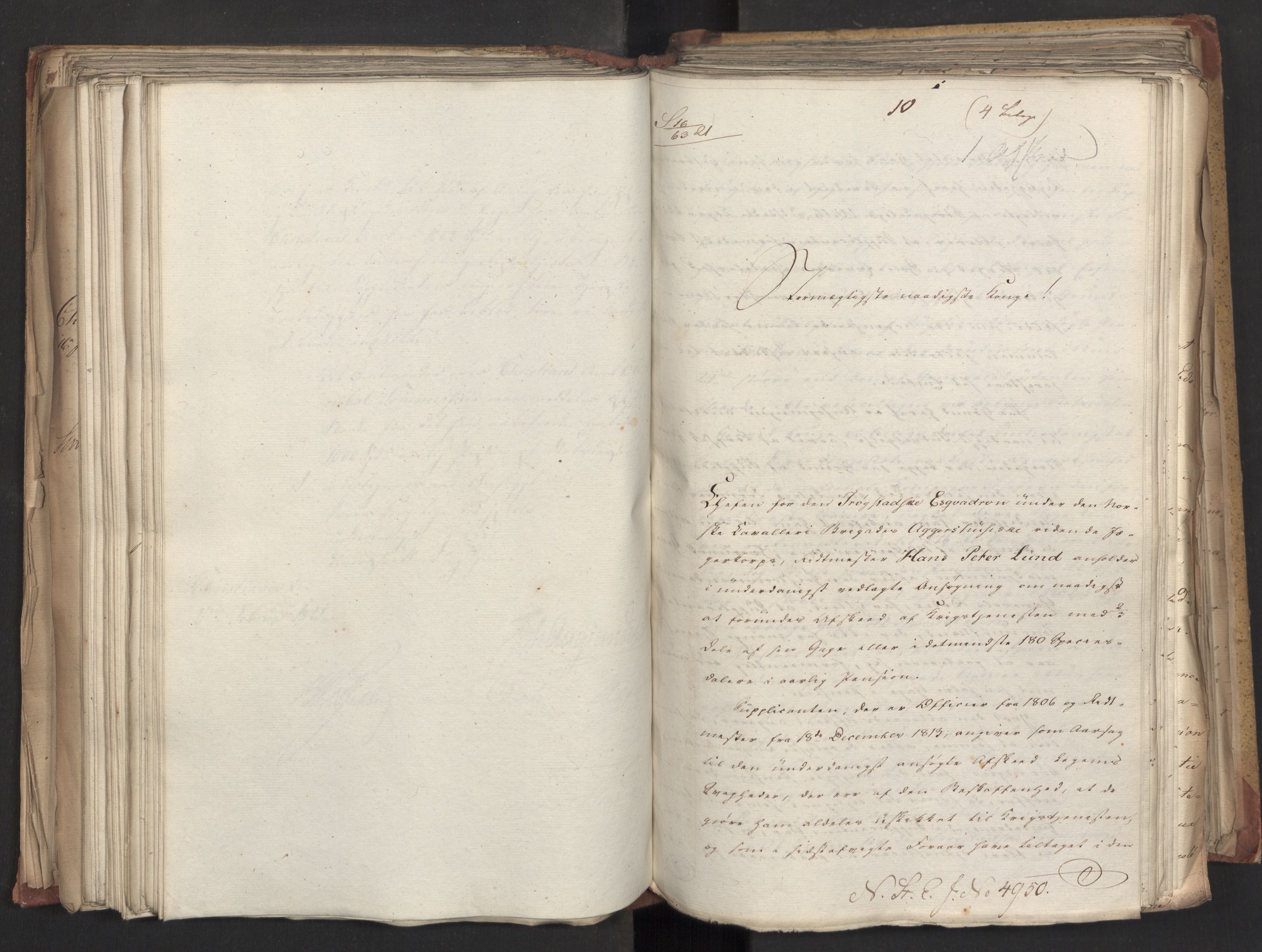 Statsrådsavdelingen i Stockholm, AV/RA-S-1003/D/Da/L0025: Regjeringsinnstillinger nr. 4873-5062, 1821, s. 211