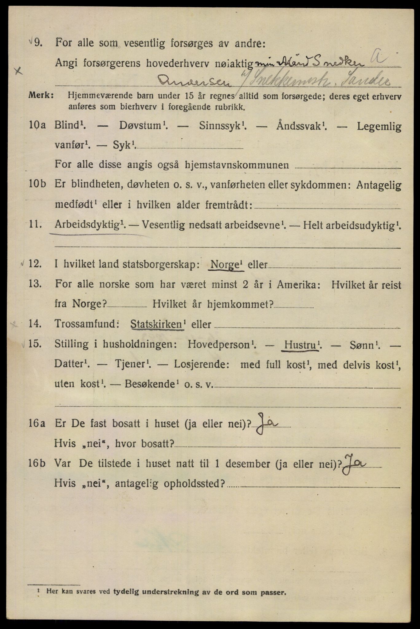 SAO, Folketelling 1920 for 0301 Kristiania kjøpstad, 1920, s. 239822