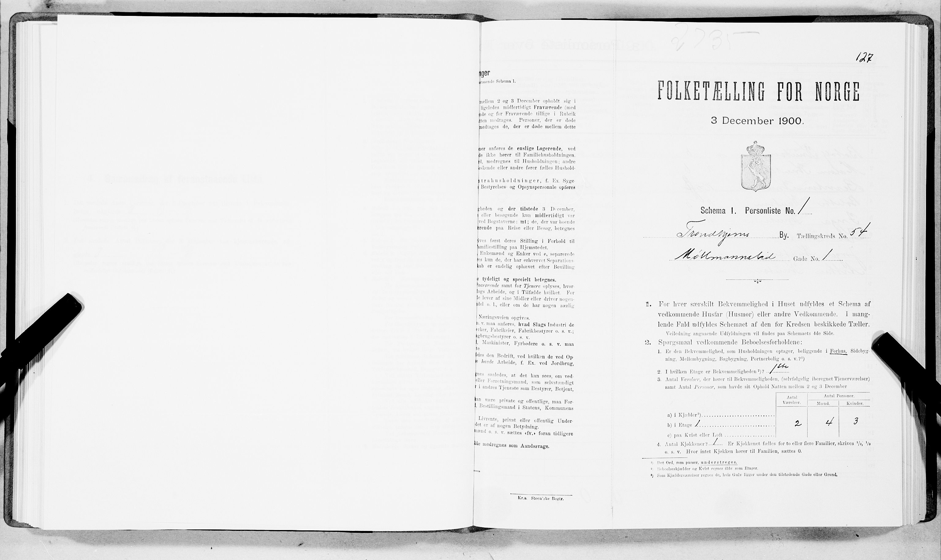 SAT, Folketelling 1900 for 1601 Trondheim kjøpstad, 1900, s. 9194