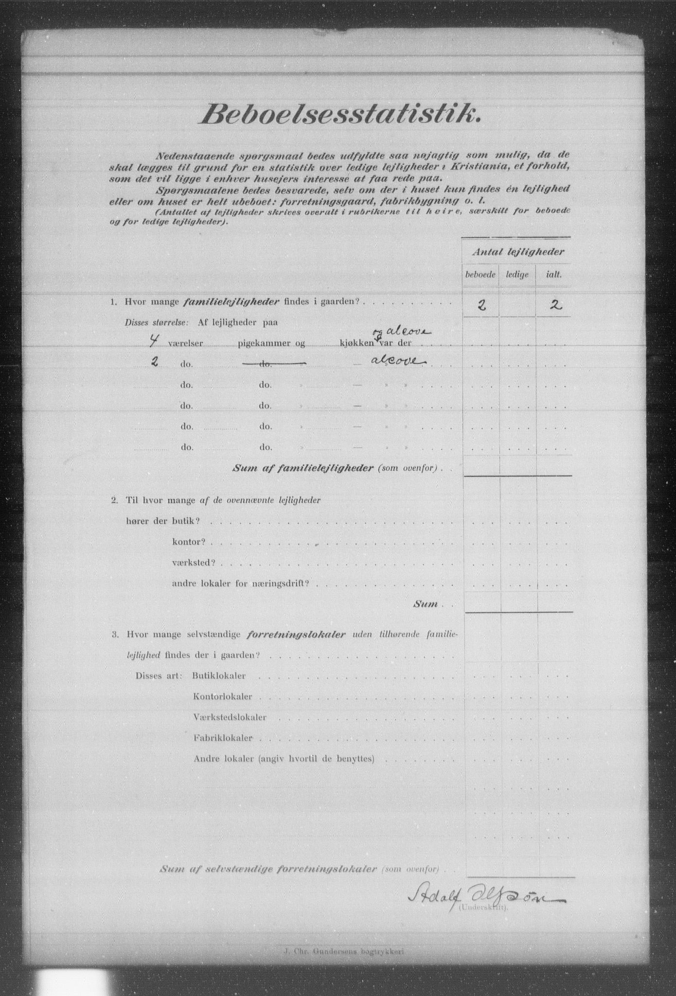 OBA, Kommunal folketelling 31.12.1903 for Kristiania kjøpstad, 1903, s. 4799