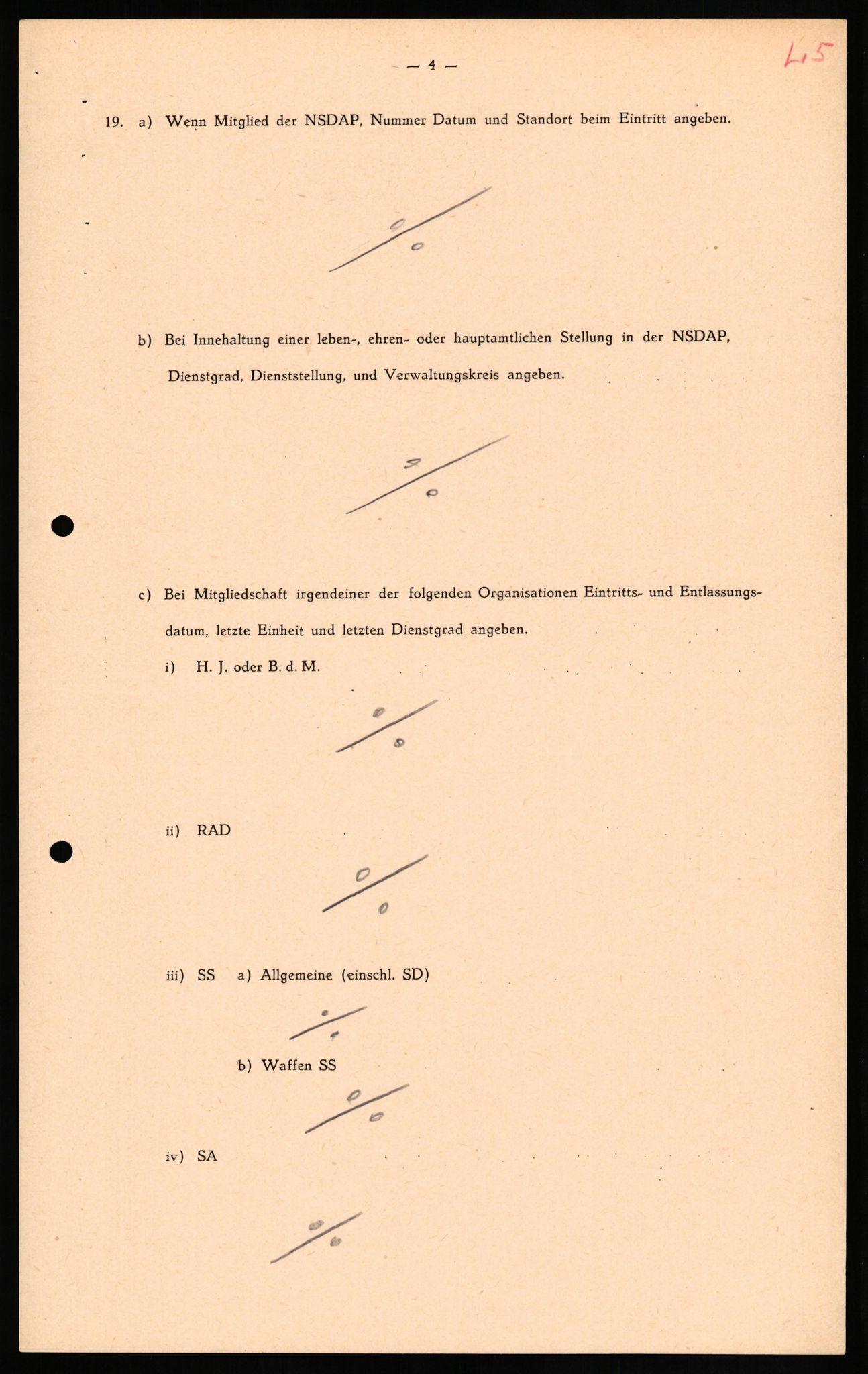 Forsvaret, Forsvarets overkommando II, AV/RA-RAFA-3915/D/Db/L0020: CI Questionaires. Tyske okkupasjonsstyrker i Norge. Tyskere., 1945-1946, s. 264