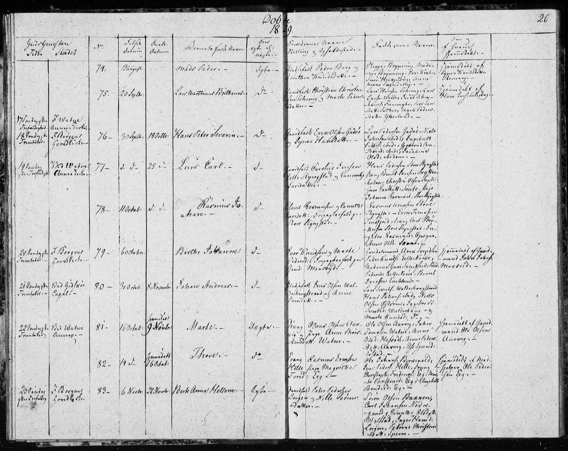 Ministerialprotokoller, klokkerbøker og fødselsregistre - Møre og Romsdal, AV/SAT-A-1454/528/L0413: Residerende kapellans bok nr. 528B01, 1828-1832, s. 26