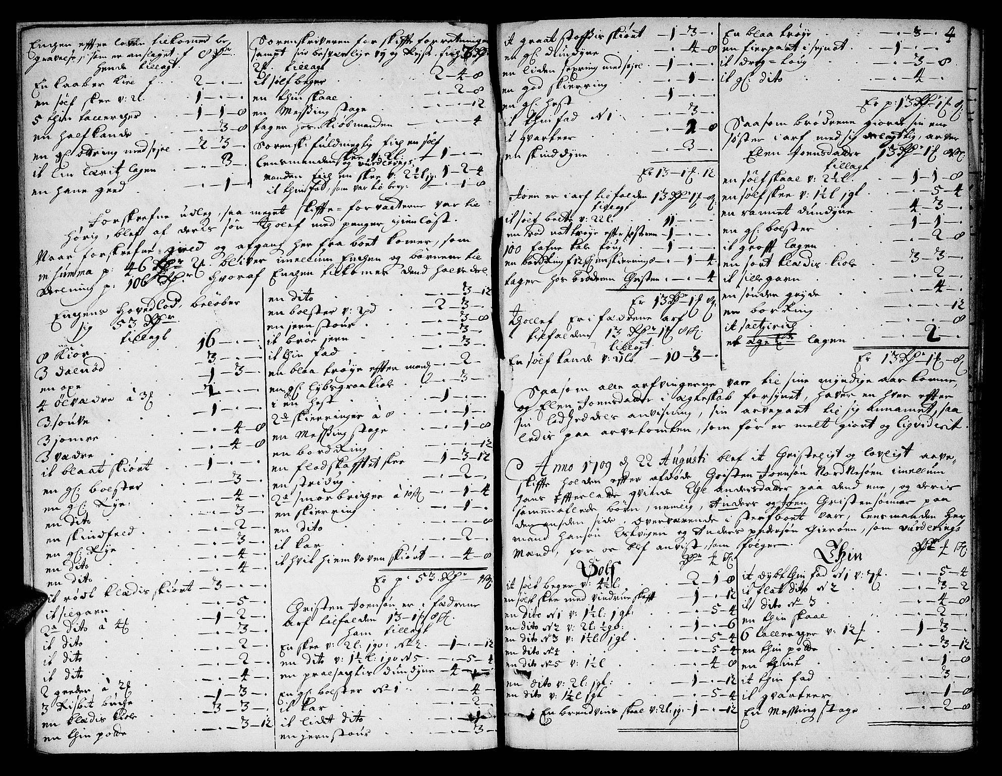 Helgeland sorenskriveri, AV/SAT-A-0004/3/3A/L0002: Skifteprotokoll 3A, 1709-1713, s. 3b-4a