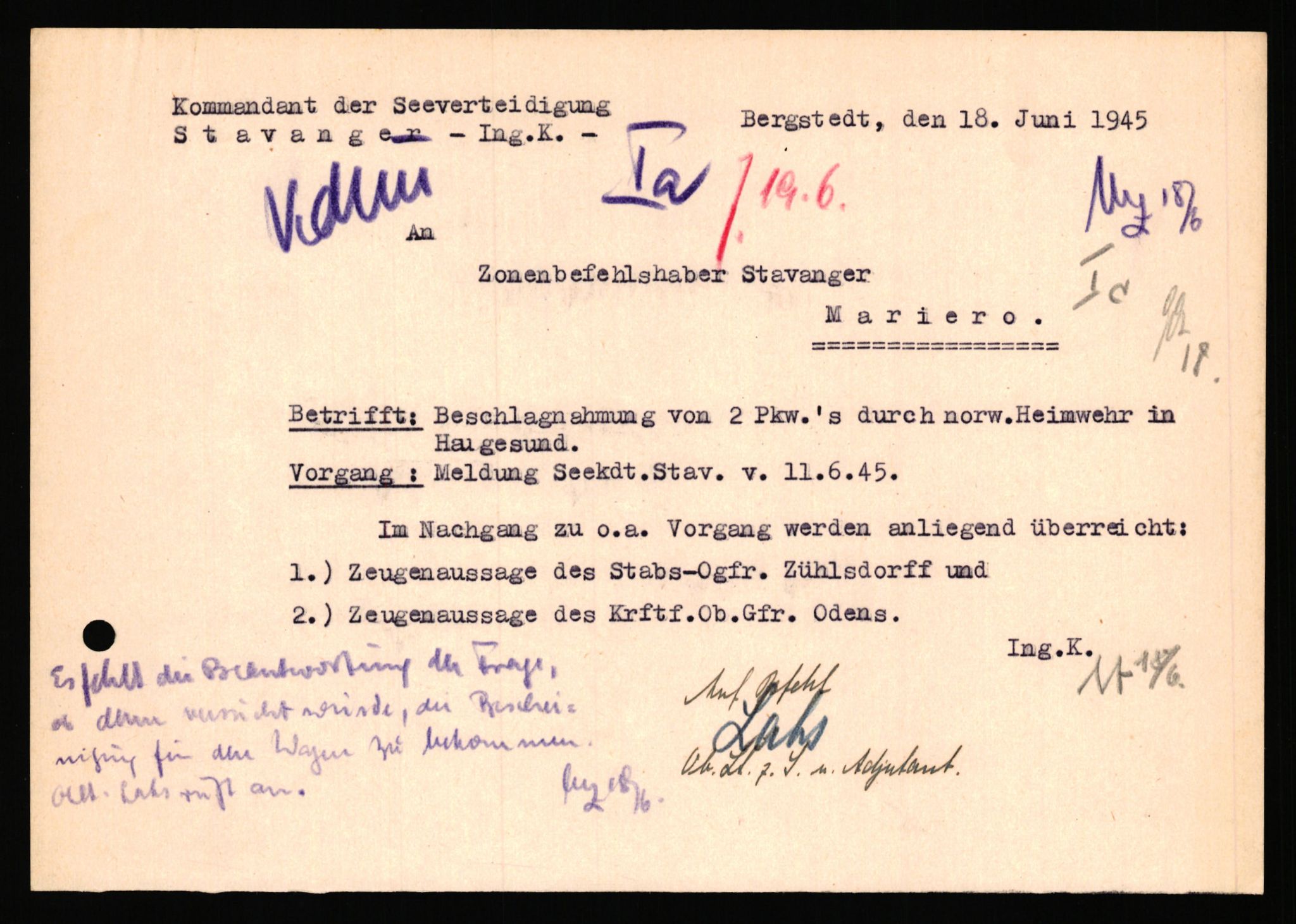 Deutscher Oberbefehlshaber Norwegen (DOBN), AV/RA-RAFA-2197/D/Dl/L0119: DB Zone Stavanger Abt. Ic, 1945, s. 54