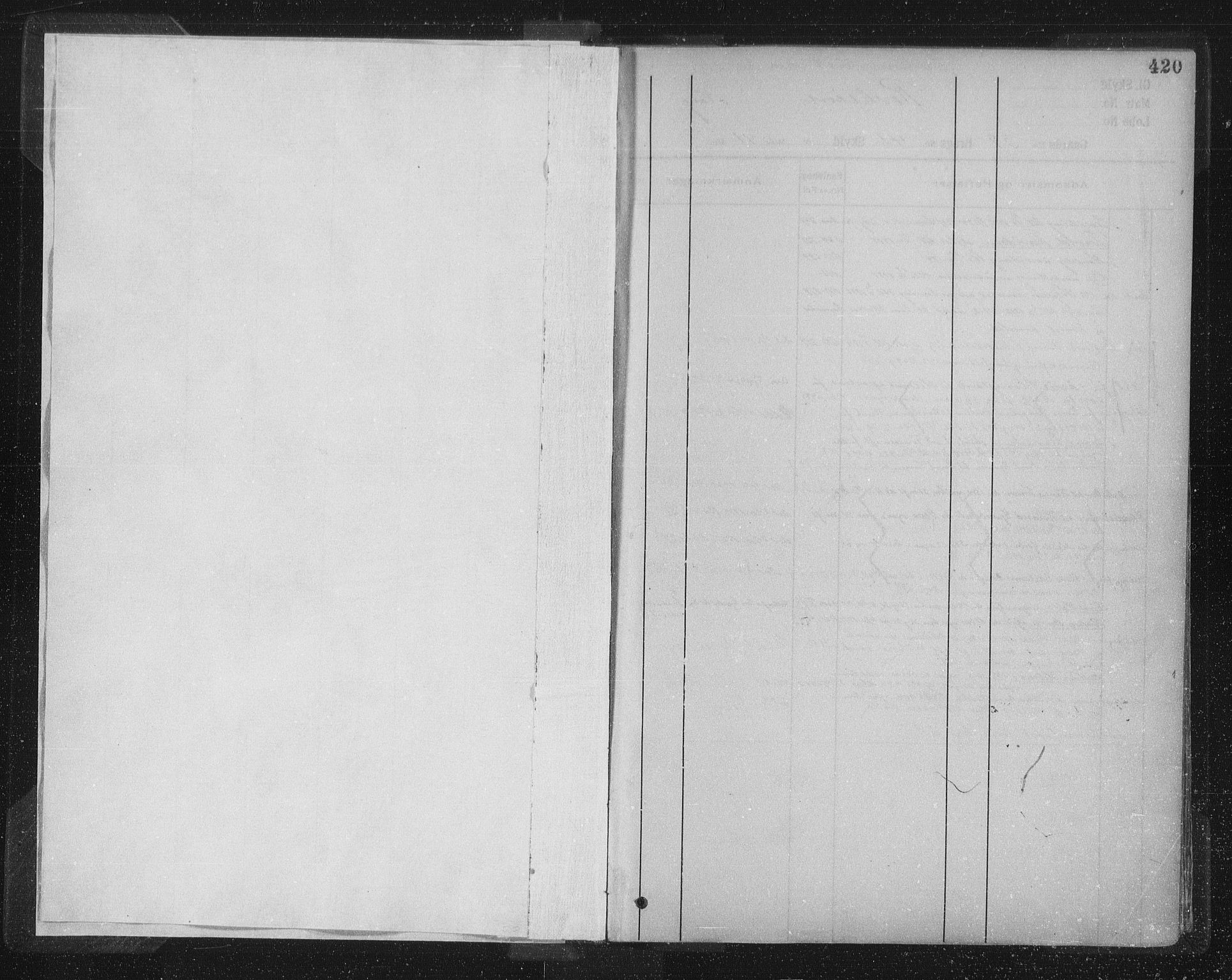 Jæren sorenskriveri, SAST/A-100310/01/4/41/41ABD/L0006: Panteregister nr. 41 ABD6, 1911, s. 419-420