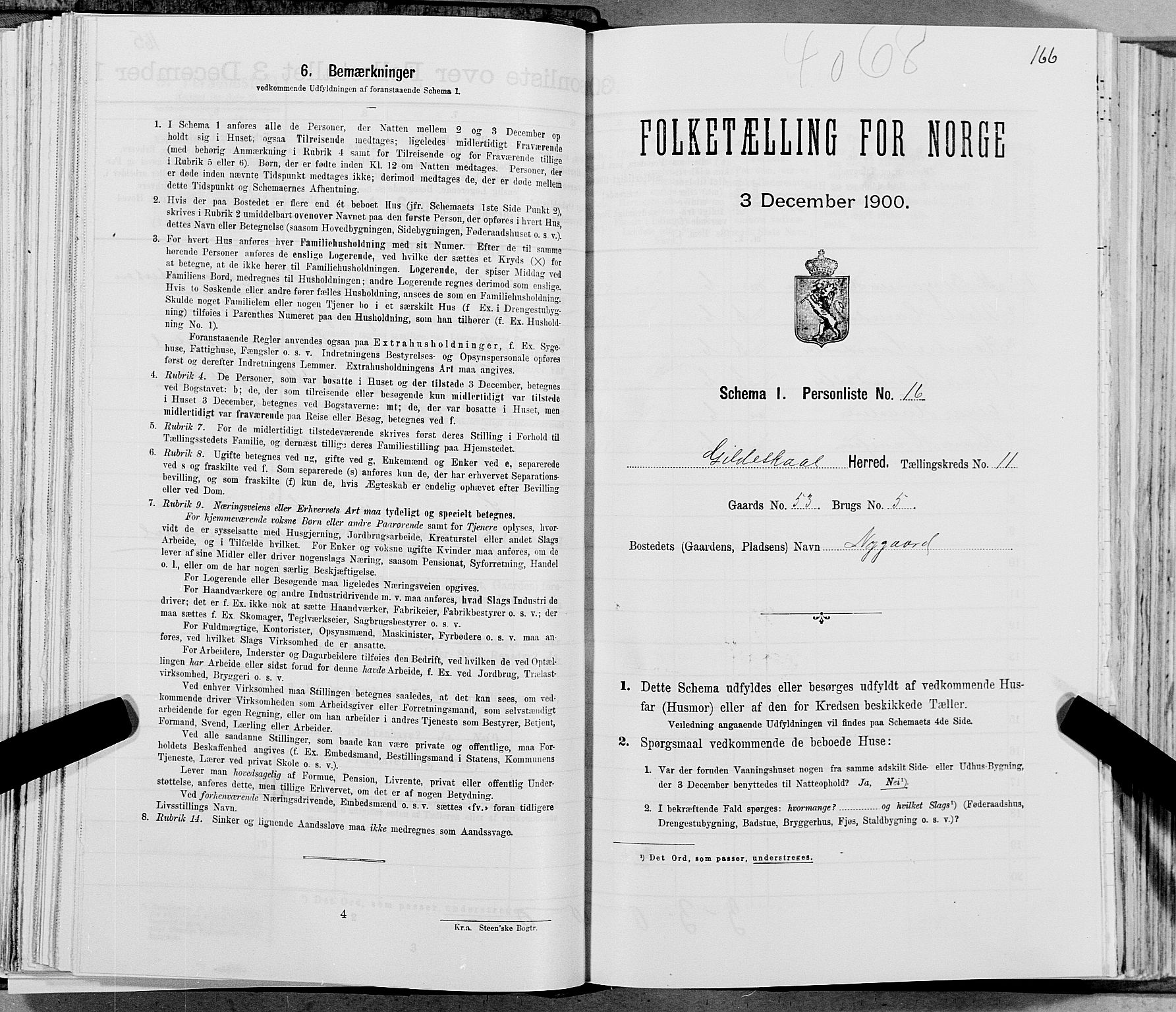 SAT, Folketelling 1900 for 1838 Gildeskål herred, 1900, s. 1149