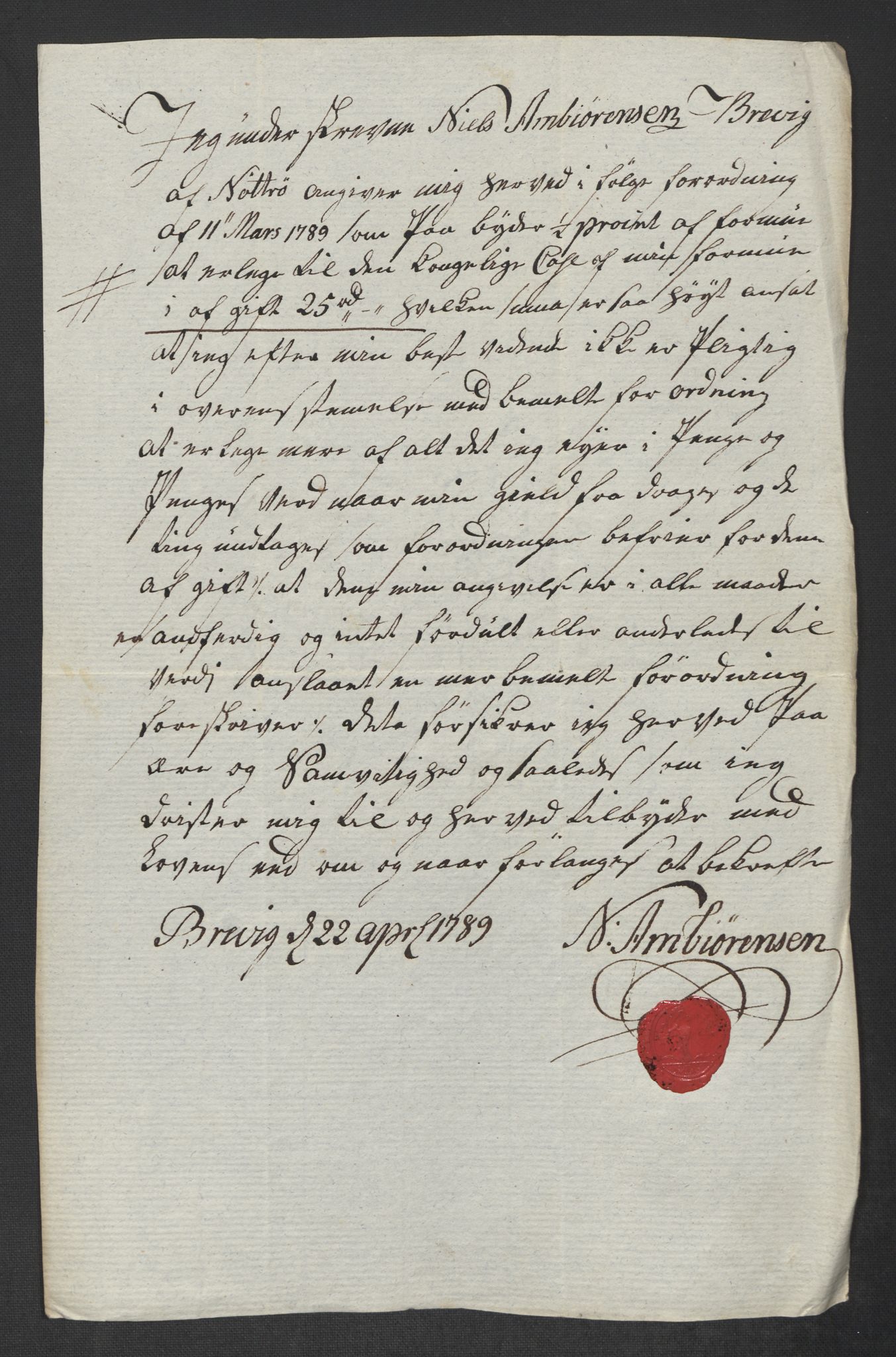 Rentekammeret inntil 1814, Reviderte regnskaper, Mindre regnskaper, AV/RA-EA-4068/Rf/Rfe/L0017: Inderøy fogderi, Jarlsberg grevskap, 1789, s. 403