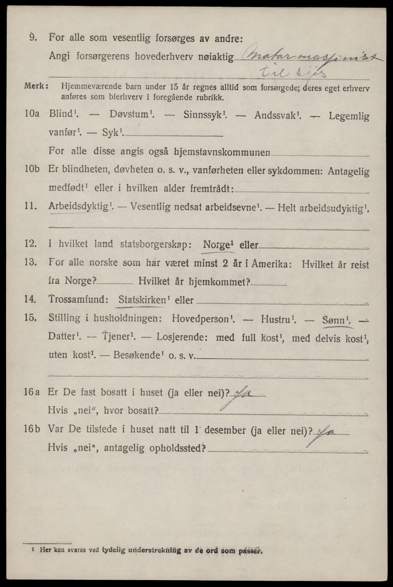 SAST, Folketelling 1920 for 1150 Skudenes herred, 1920, s. 2515