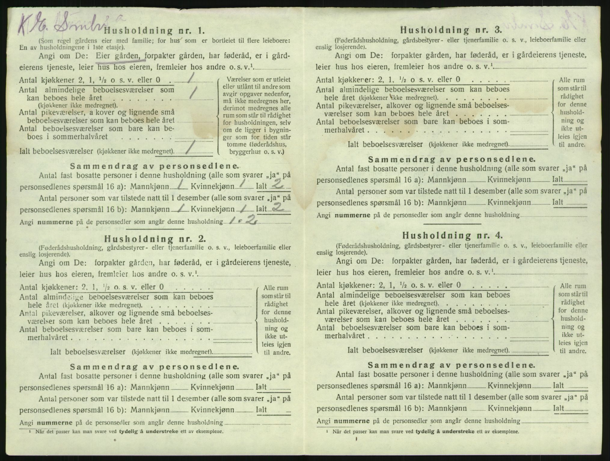 SAKO, Folketelling 1920 for 0726 Brunlanes herred, 1920, s. 950