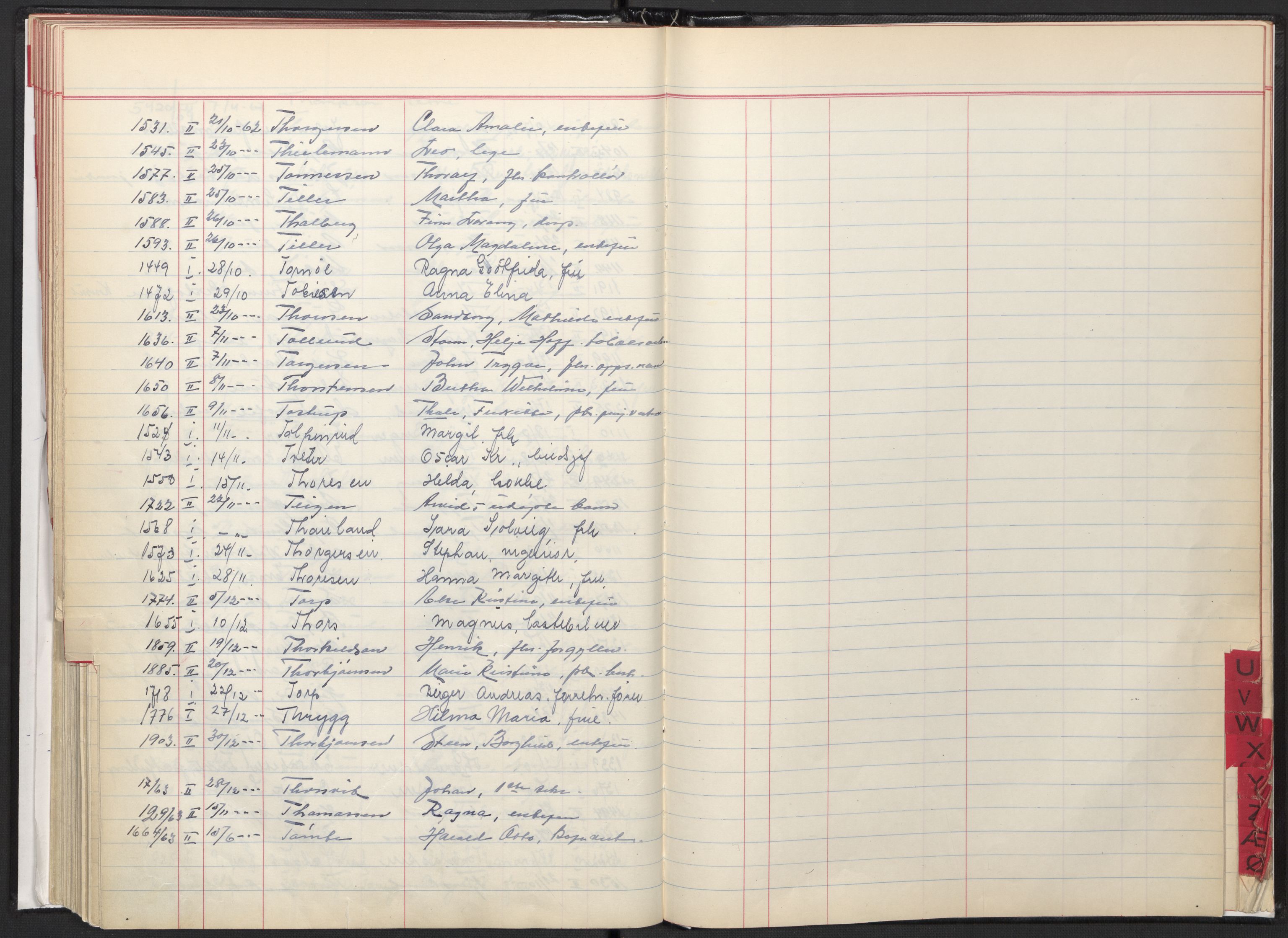 Oslo skifterett, AV/SAO-A-10383/F/Fa/Faa/L0062: Navneregister dødsfallssaker, avd. I-II, 1962