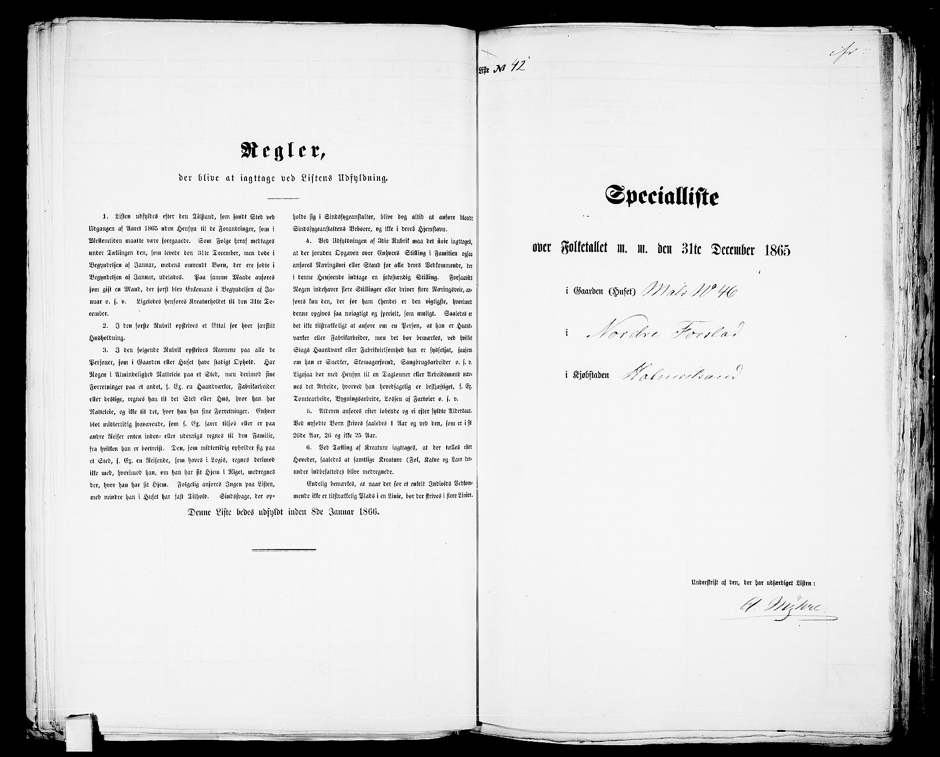 RA, Folketelling 1865 for 0702B Botne prestegjeld, Holmestrand kjøpstad, 1865, s. 90