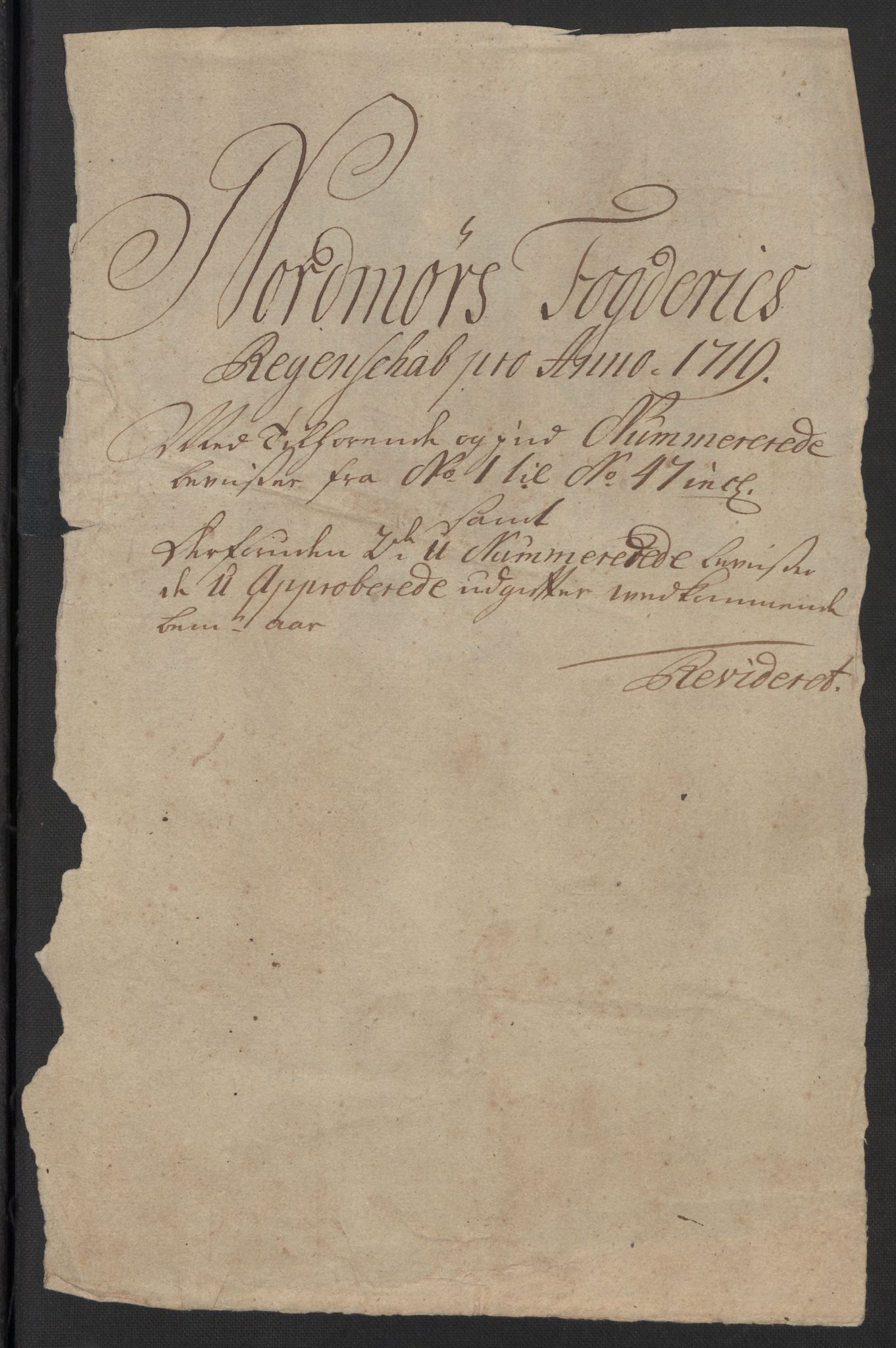 Rentekammeret inntil 1814, Reviderte regnskaper, Fogderegnskap, RA/EA-4092/R56/L3752: Fogderegnskap Nordmøre, 1719, s. 24