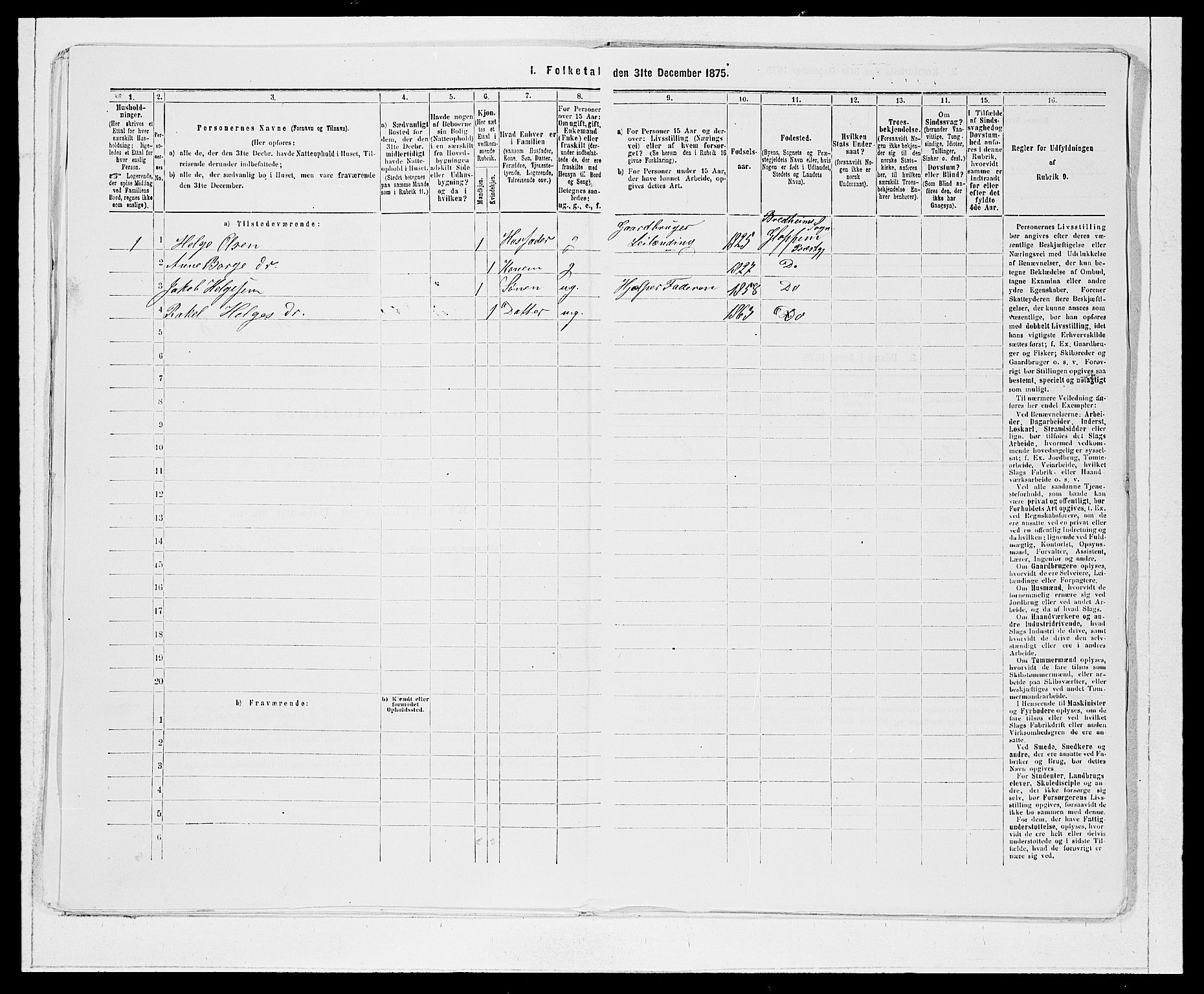 SAB, Folketelling 1875 for 1445P Gloppen prestegjeld, 1875, s. 1094
