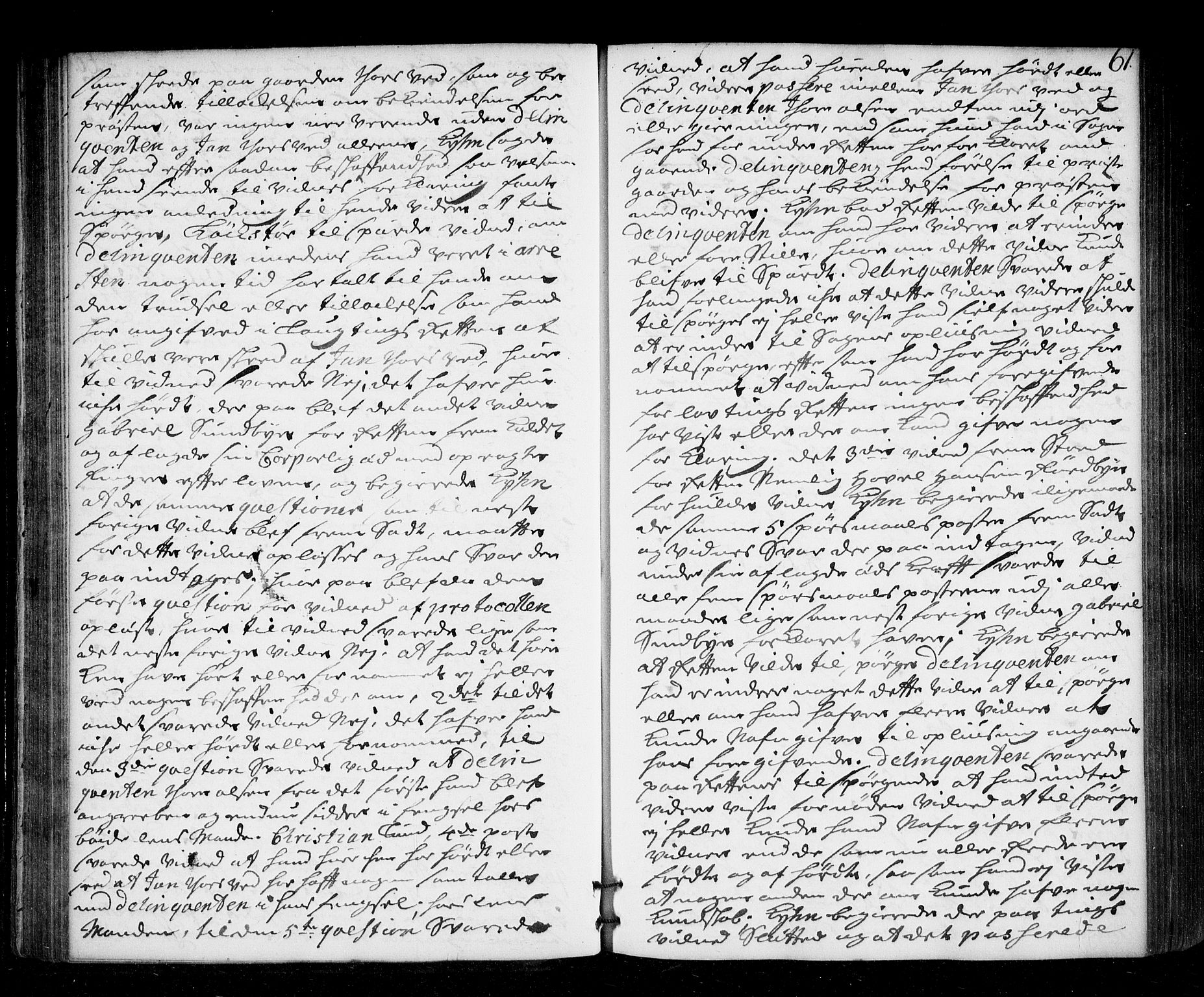 Lier, Røyken og Hurum sorenskriveri, AV/SAKO-A-89/F/Fa/L0049: Tingbok, 1738-1741, s. 61