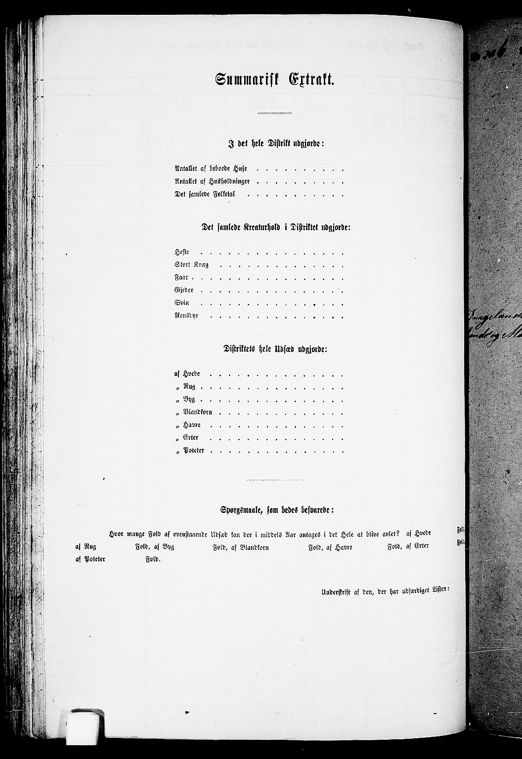 RA, Folketelling 1865 for 1032P Lyngdal prestegjeld, 1865, s. 141