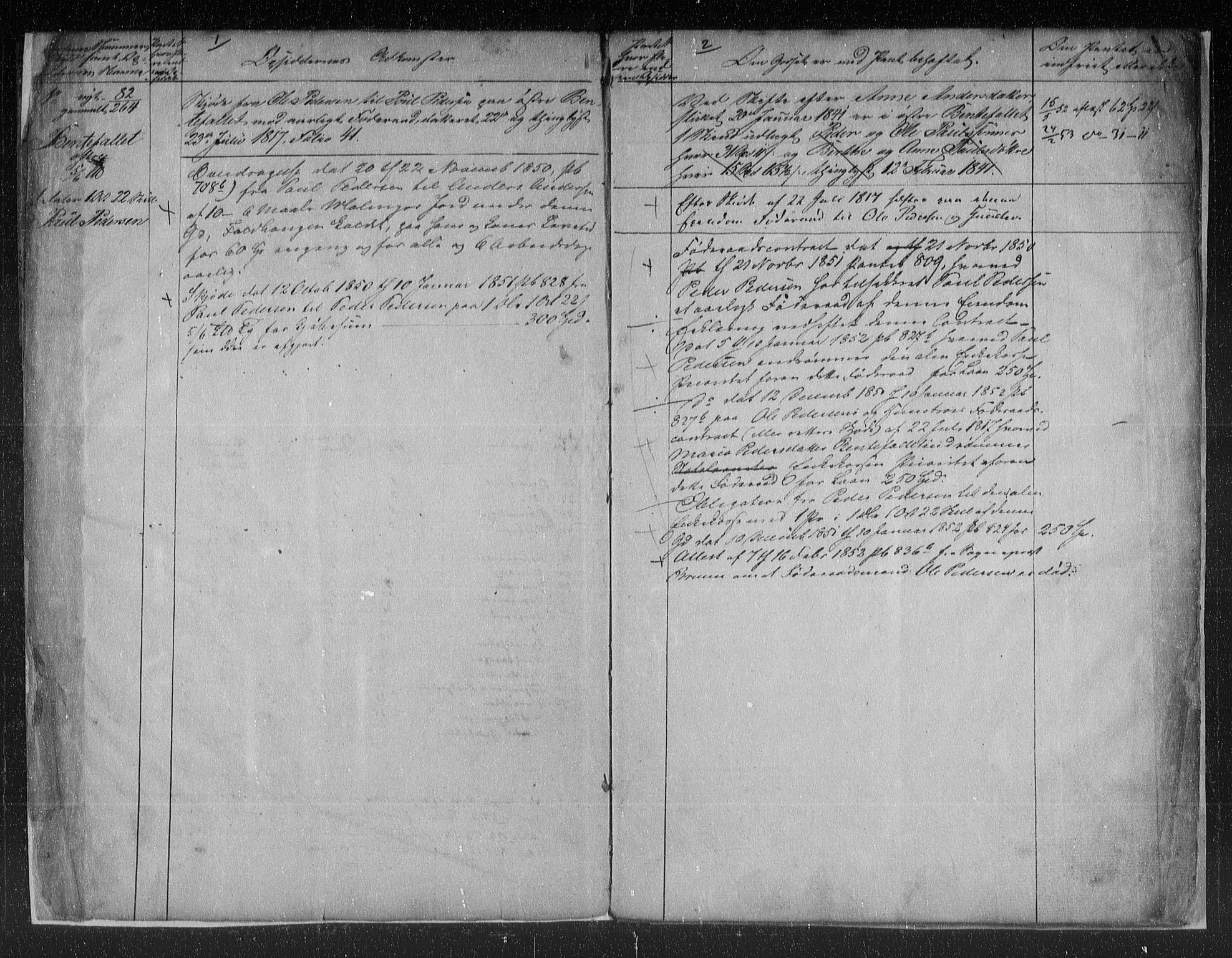 Eidsvoll tingrett, AV/SAO-A-10371/G/Ga/Gaa/L0004: Panteregister nr. A 4, s. 1-2