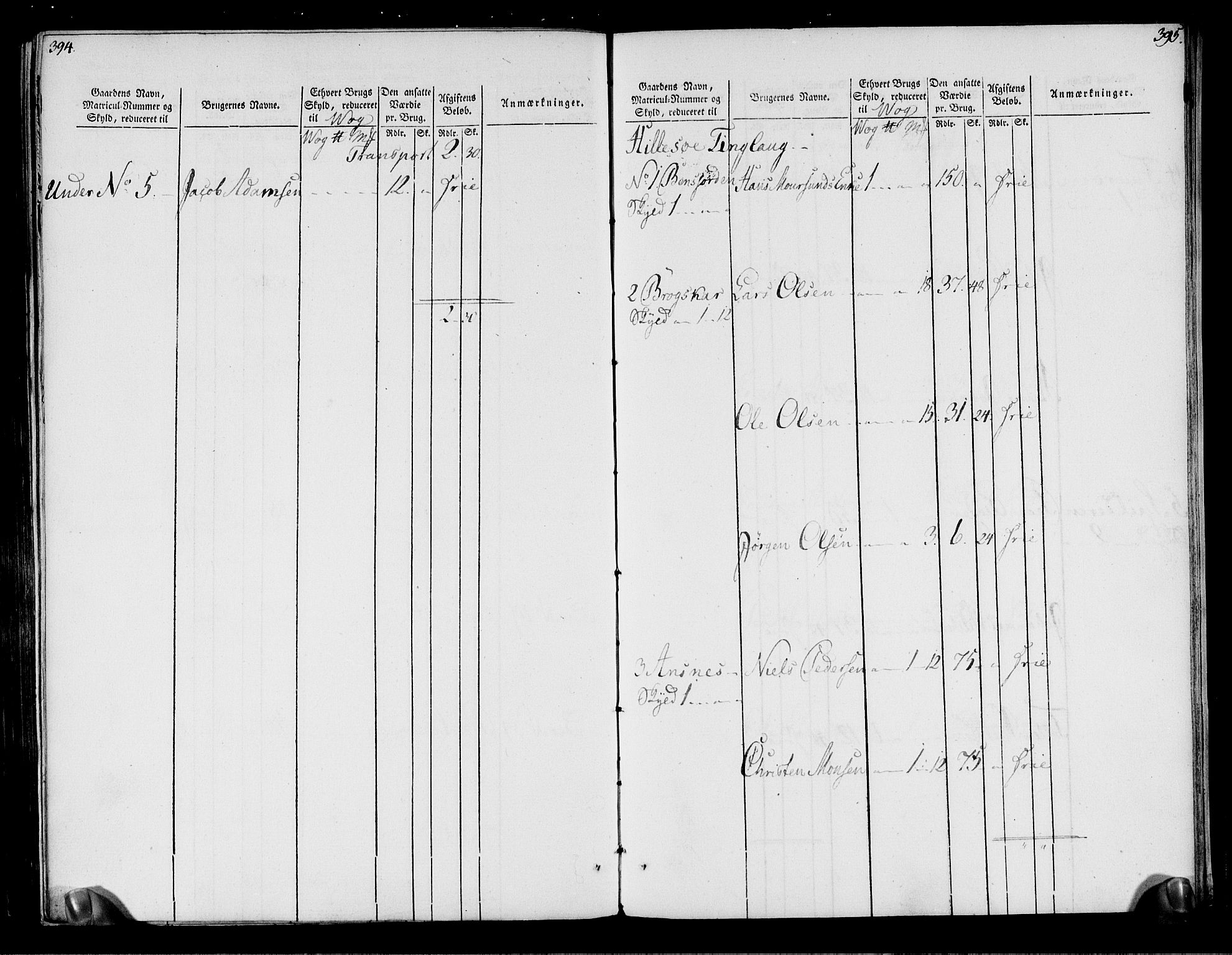 Rentekammeret inntil 1814, Realistisk ordnet avdeling, RA/EA-4070/N/Ne/Nea/L0171: Senja og Tromsø fogderi. Oppebørselsregister, 1803-1804, s. 200