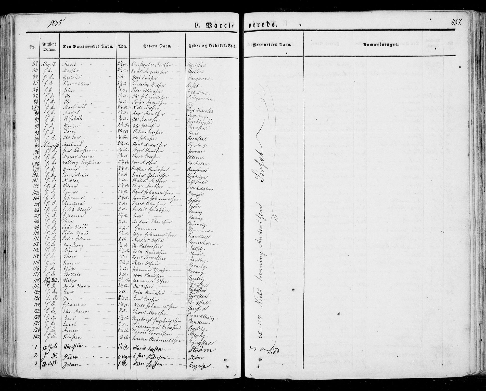 Ministerialprotokoller, klokkerbøker og fødselsregistre - Møre og Romsdal, AV/SAT-A-1454/568/L0803: Ministerialbok nr. 568A10, 1830-1853, s. 457